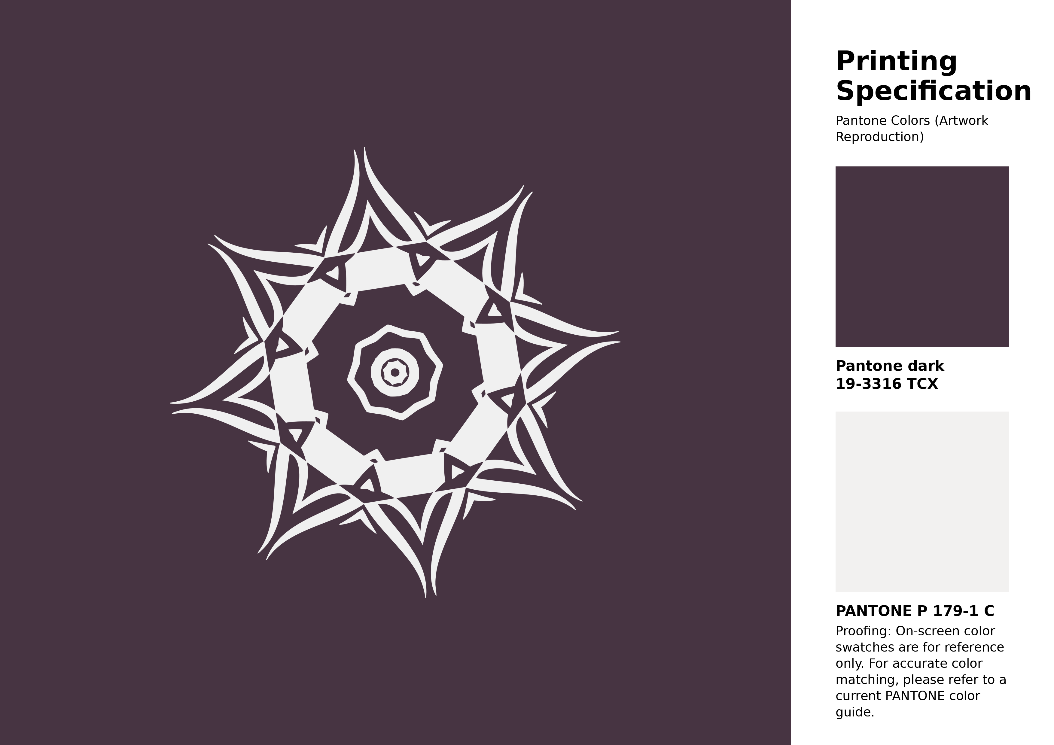 High-quality artwork and graphic illustration using Pantone 19-3316 Tcx Plum Perfect Color | Hex color Code #473442. A fantastic creative resource for designers and artists. #artwork #illustration #graphicart #473442