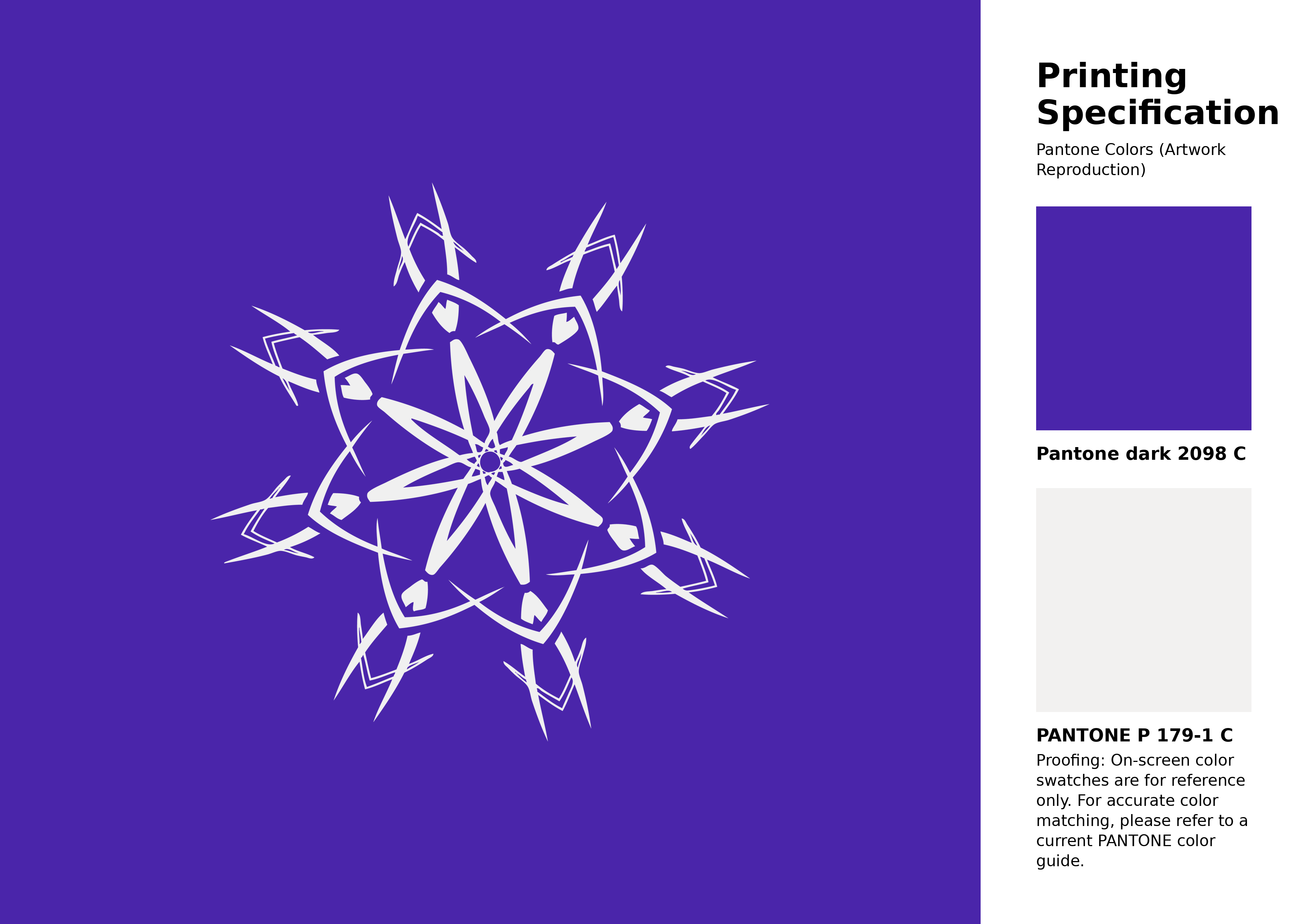 High-quality artwork and graphic illustration using Pantone 2098 C Color | Hex color Code #4a25aa. A fantastic creative resource for designers and artists. #artwork #illustration #graphicart #4a25aa
