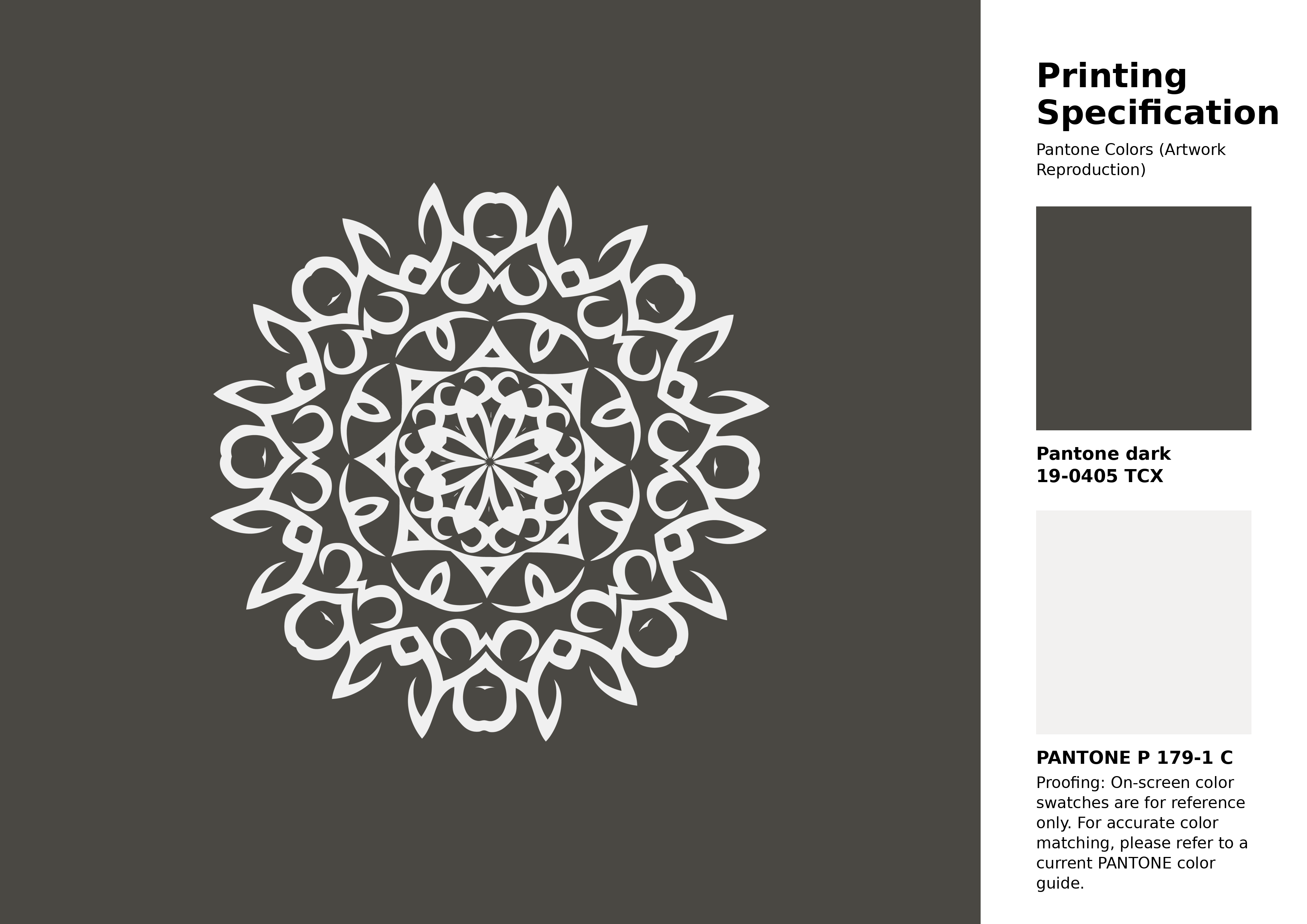 High-quality artwork and graphic illustration using Pantone 19-0405 Tcx Beluga Color | Hex color Code #4a4843. A fantastic creative resource for designers and artists. #artwork #illustration #graphicart #4a4843