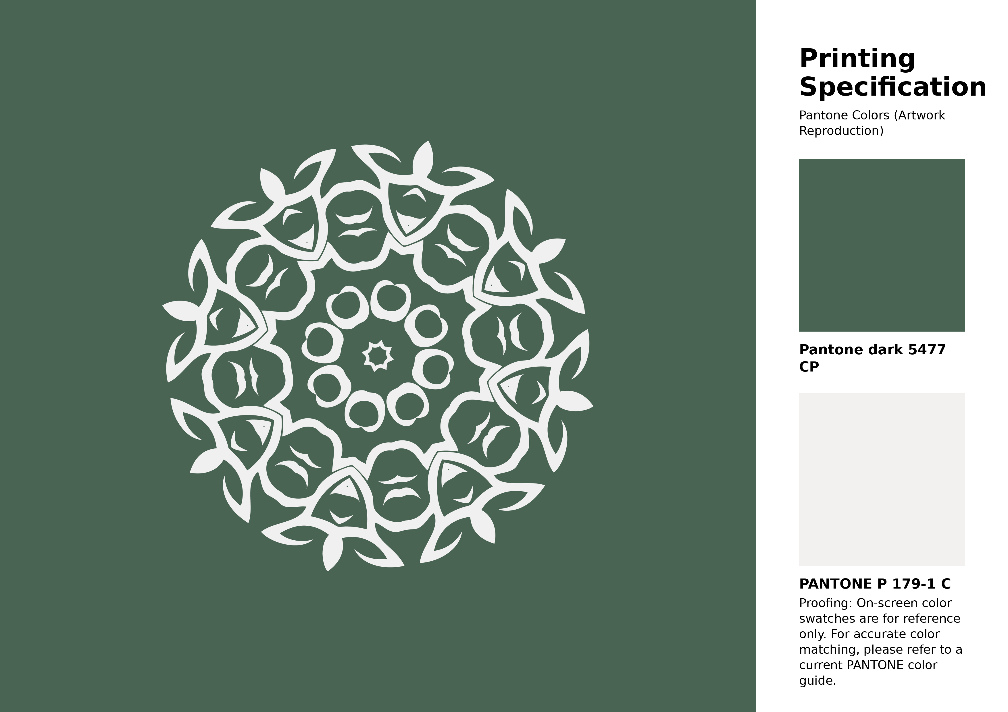 High-quality artwork and graphic illustration using Pantone 5477 CP Color | Hex color Code #4a6454. A fantastic creative resource for designers and artists. #artwork #illustration #graphicart #4a6454