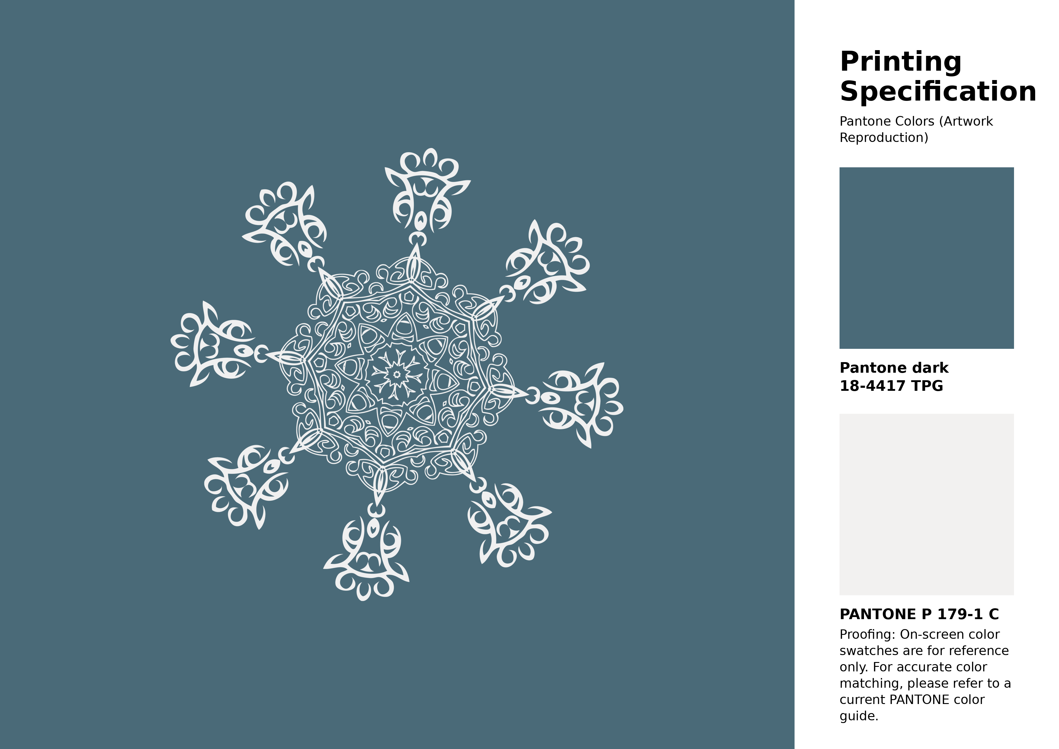 High-quality artwork and graphic illustration using Pantone 18-4417 Tpg Tapestry Color | Hex color Code #4a6a78. A fantastic creative resource for designers and artists. #artwork #illustration #graphicart #4a6a78