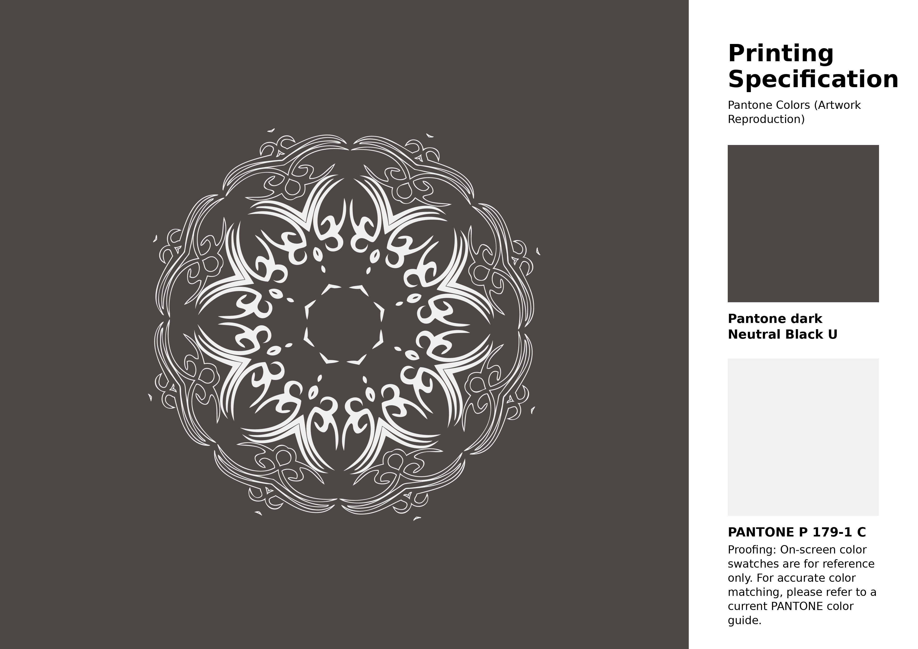 High-quality artwork and graphic illustration using Pantone Neutral Black U Color | Hex color Code #4d4845. A fantastic creative resource for designers and artists. #artwork #illustration #graphicart #4d4845