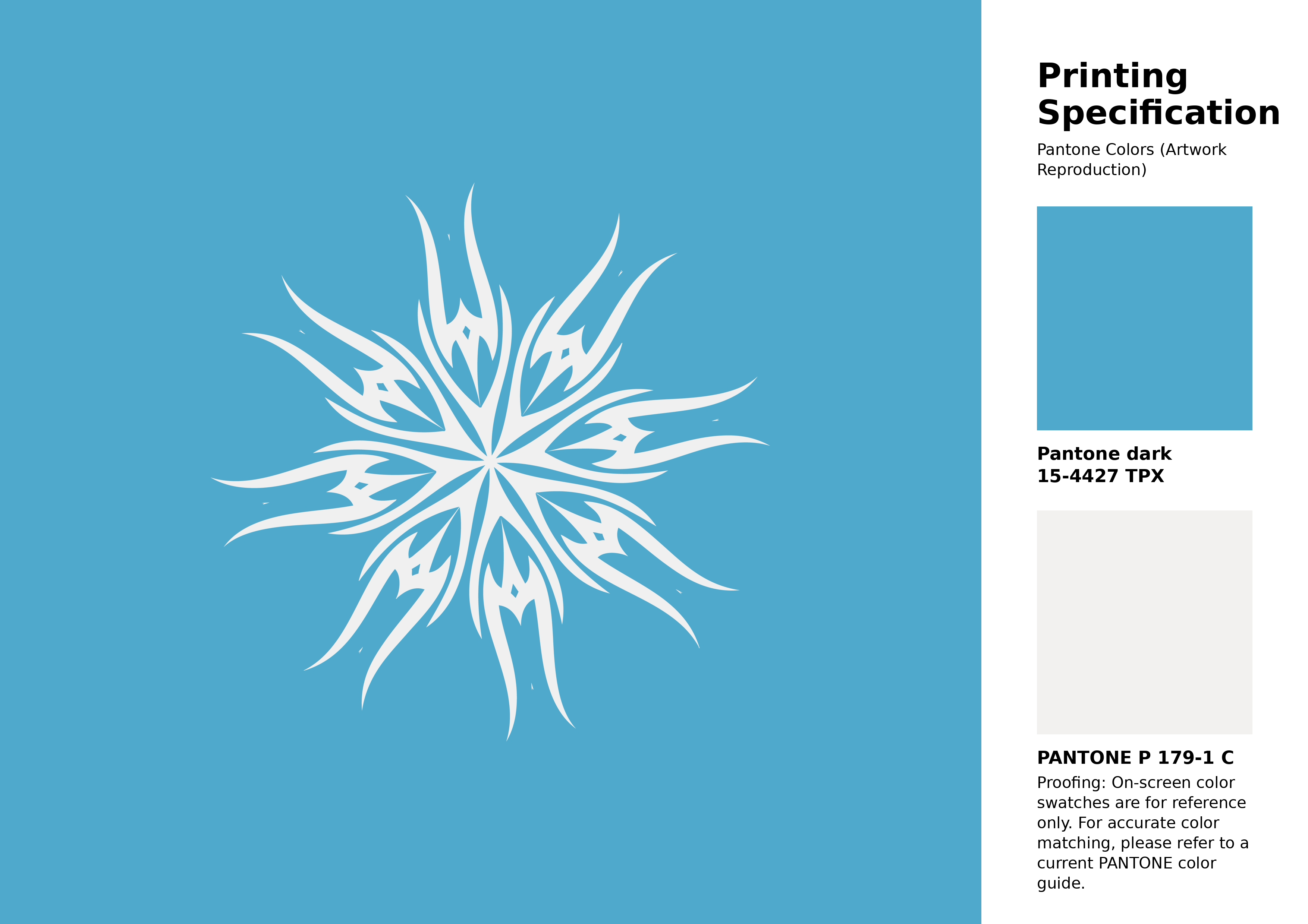 High-quality artwork and graphic illustration using Pantone 15-4427 Tpx Norse Blue Color | Hex color Code #4ea9cc. A fantastic creative resource for designers and artists. #artwork #illustration #graphicart #4ea9cc