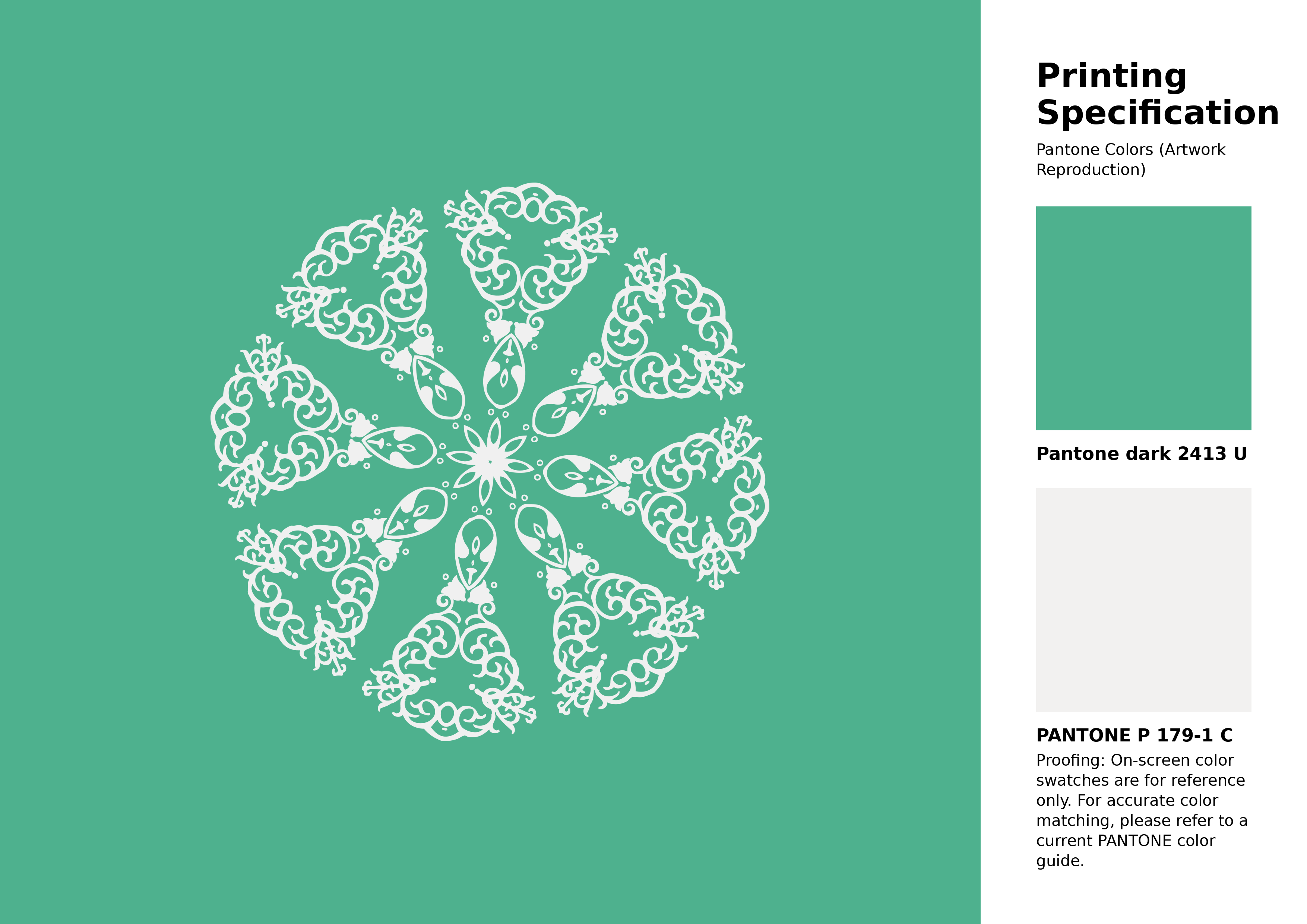 High-quality artwork and graphic illustration using Pantone 2413 U Color | Hex color Code #4eb18e. A fantastic creative resource for designers and artists. #artwork #illustration #graphicart #4eb18e