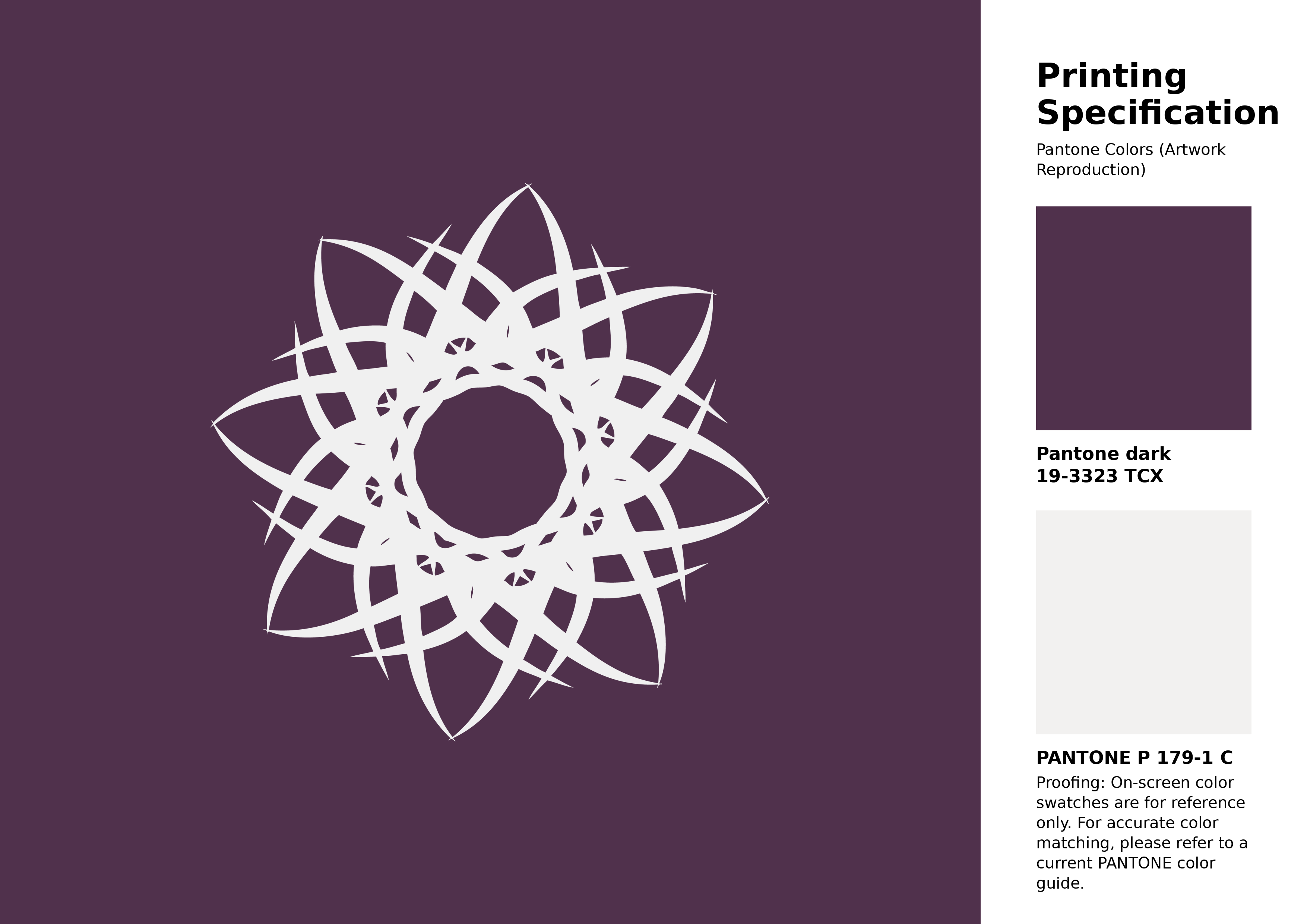 High-quality artwork and graphic illustration using Pantone 19-3323 Tcx Deep Purple Color | Hex color Code #50314c. A fantastic creative resource for designers and artists. #artwork #illustration #graphicart #50314c