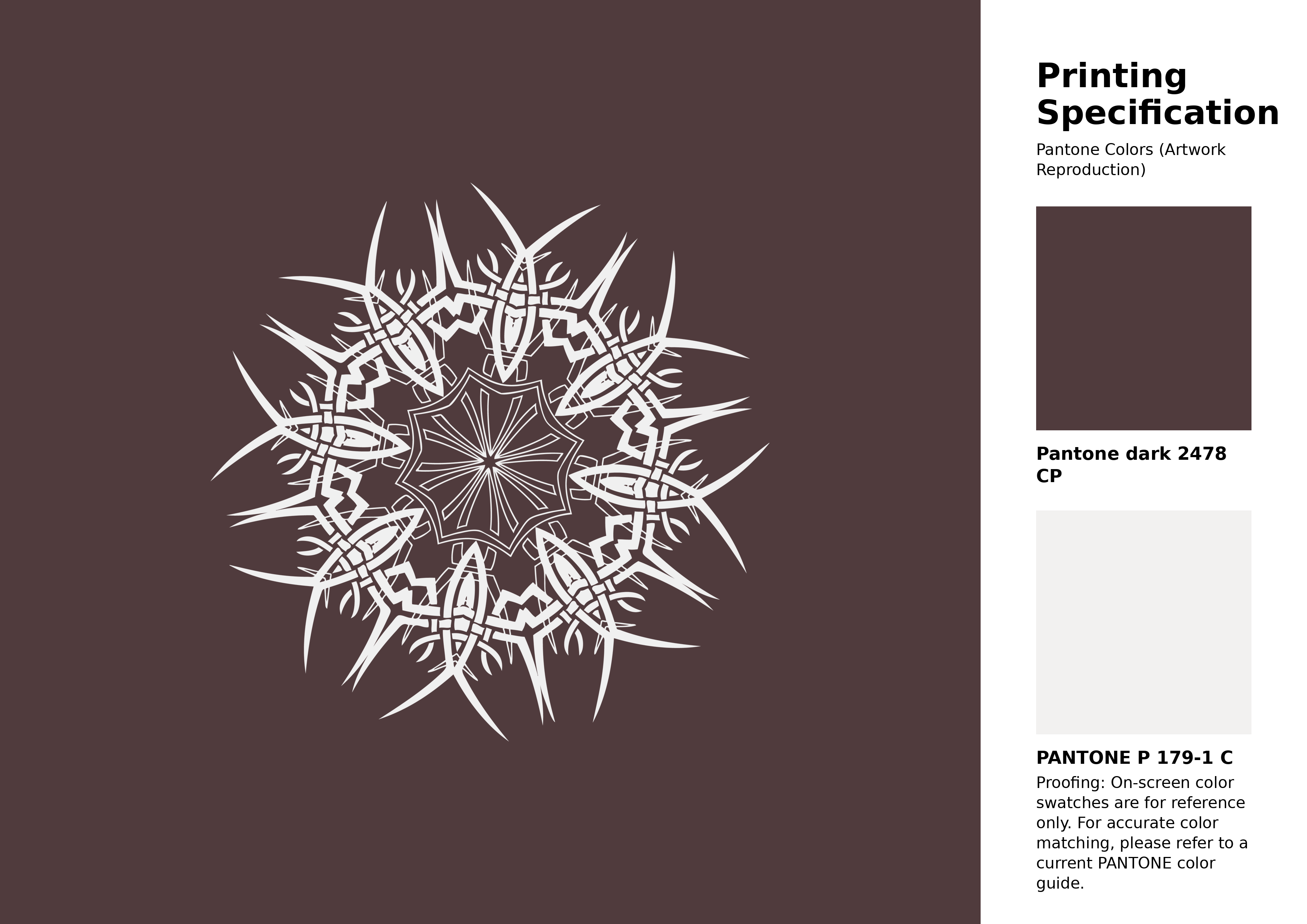 High-quality artwork and graphic illustration using Pantone 2478 CP Color | Hex color Code #503b3d. A fantastic creative resource for designers and artists. #artwork #illustration #graphicart #503b3d