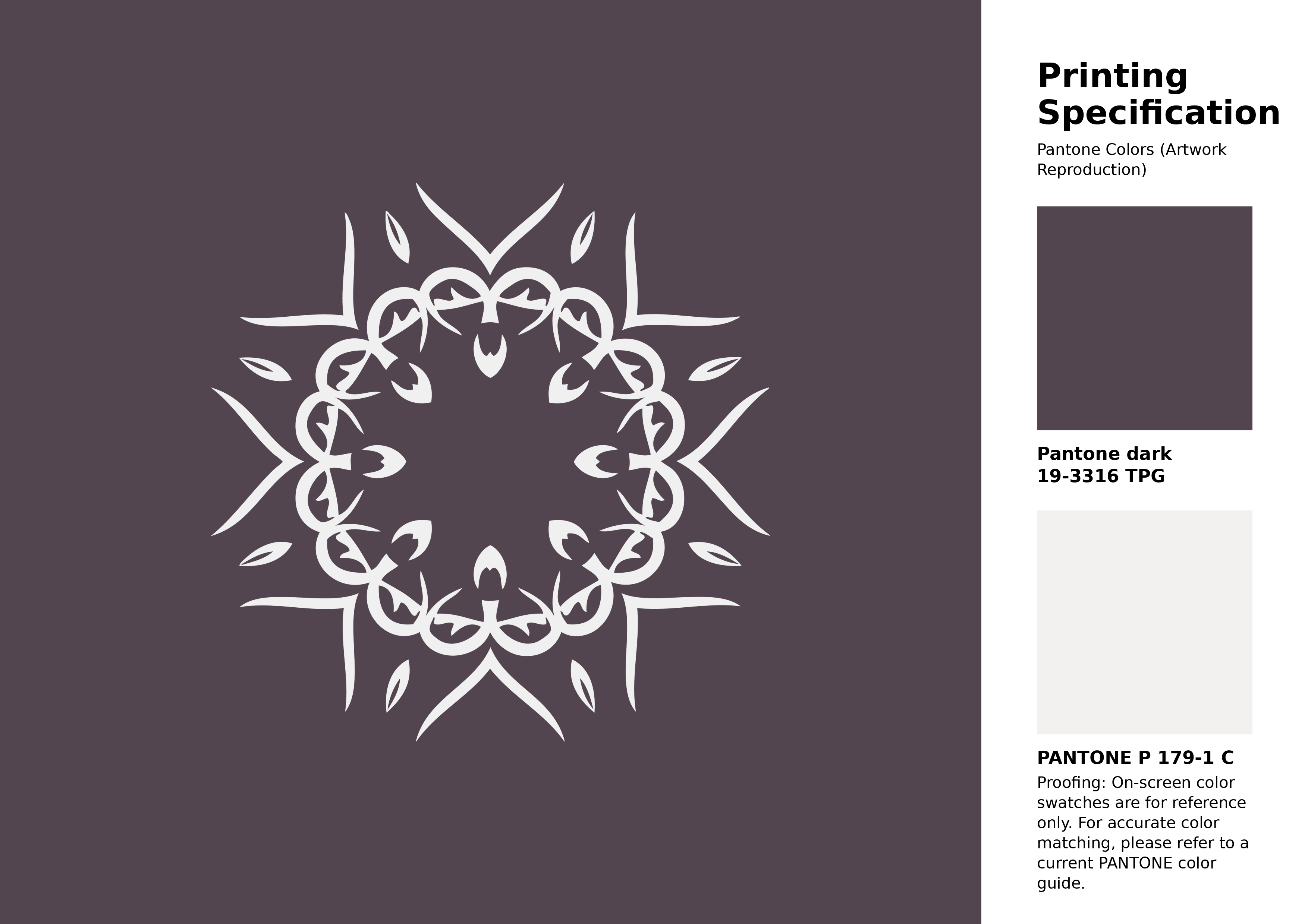 High-quality artwork and graphic illustration using Pantone 19-3316 Tpg Plum Perfect Color | Hex color Code #524550. A fantastic creative resource for designers and artists. #artwork #illustration #graphicart #524550