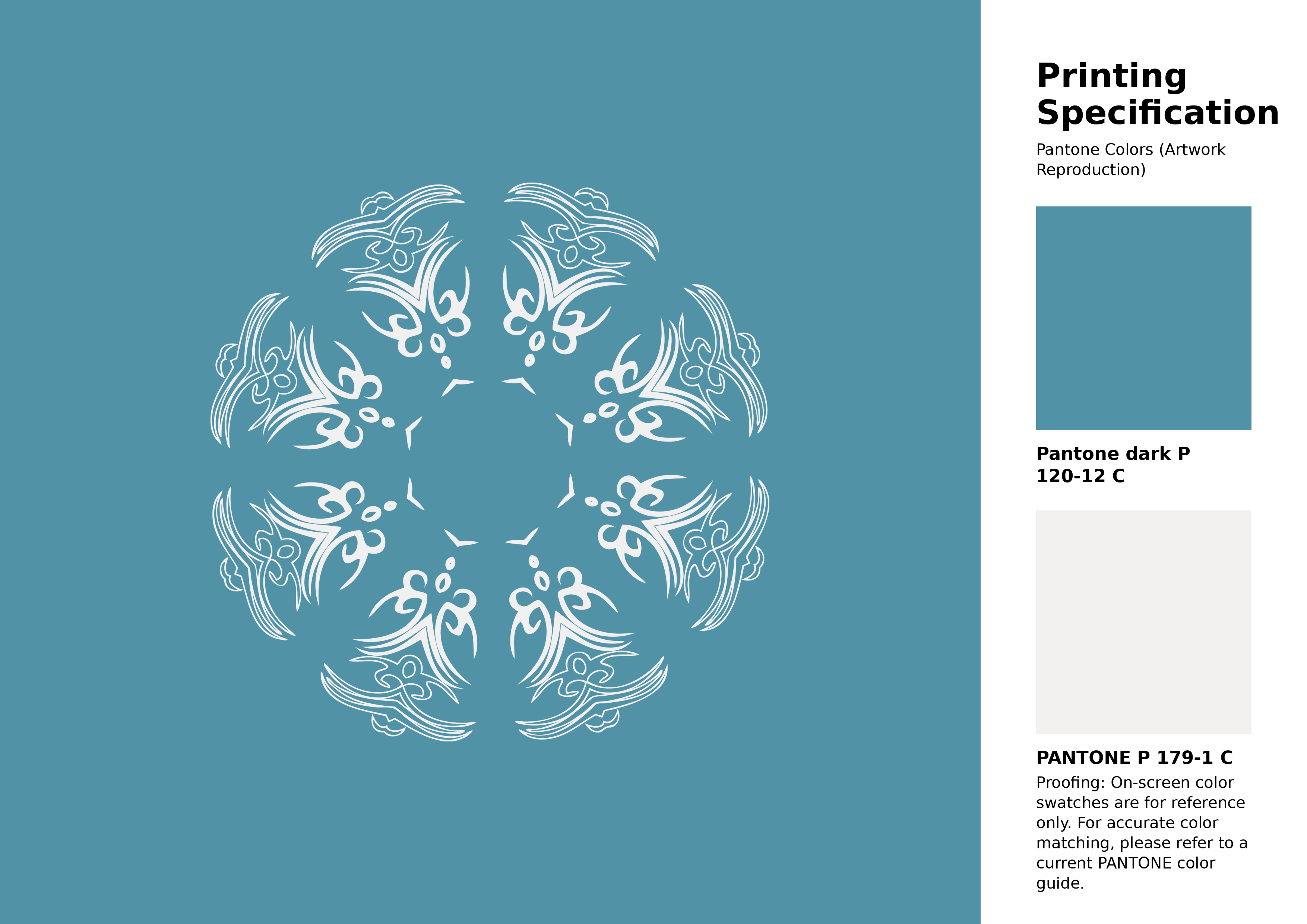 High-quality artwork and graphic illustration using Pantone P 120-12 C Color | Hex color Code #5292a7. A fantastic creative resource for designers and artists. #artwork #illustration #graphicart #5292a7