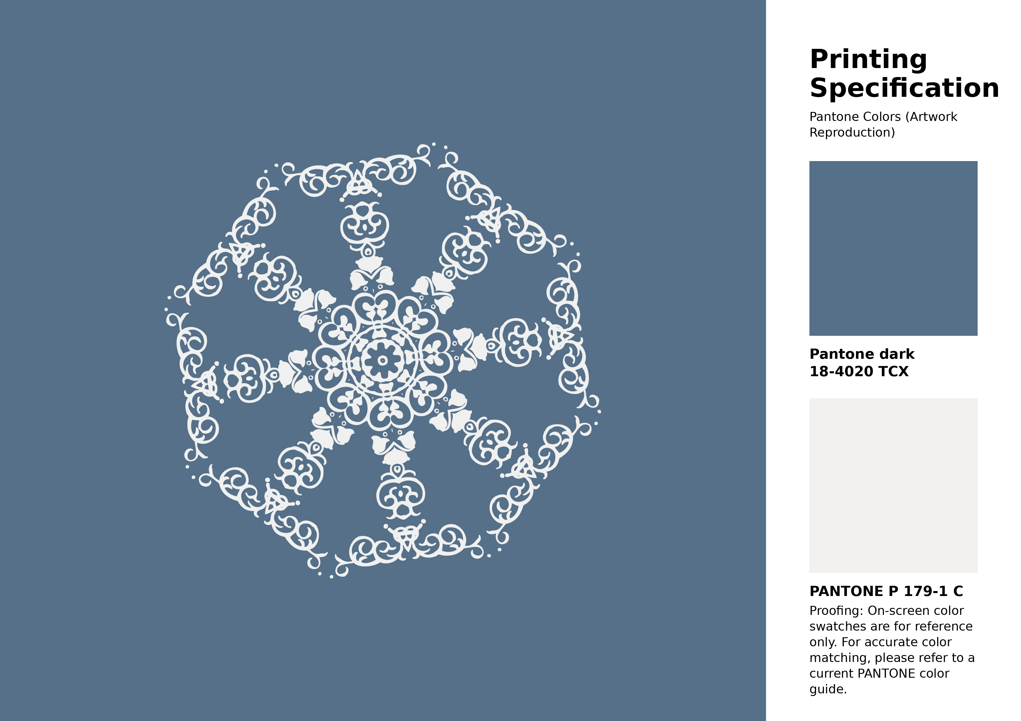 Hex Color #557088 | Printing Match PANTONE 18-4020 TCX | Color
