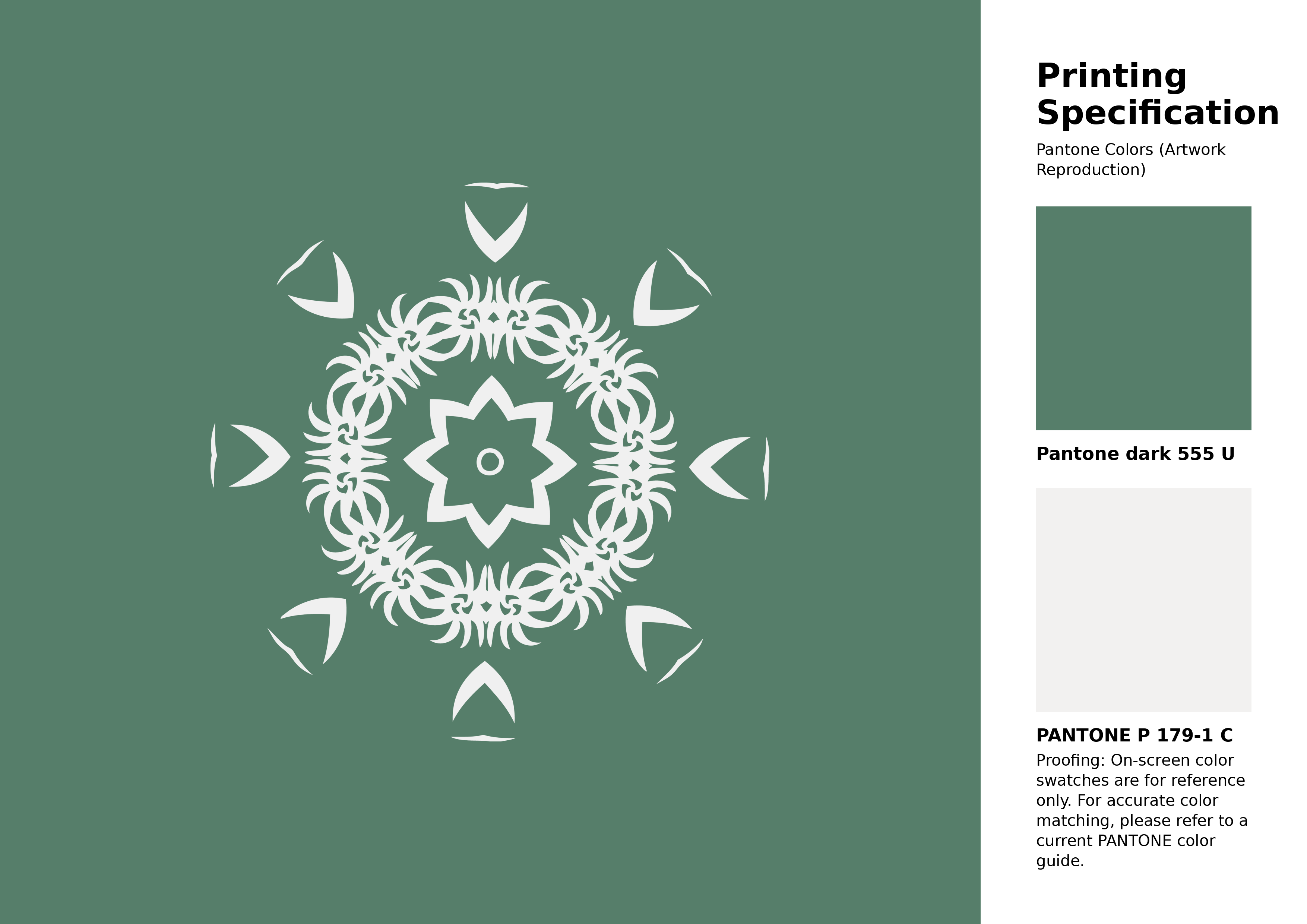 High-quality artwork and graphic illustration using Pantone 555 U Color | Hex color Code #567e6a. A fantastic creative resource for designers and artists. #artwork #illustration #graphicart #567e6a