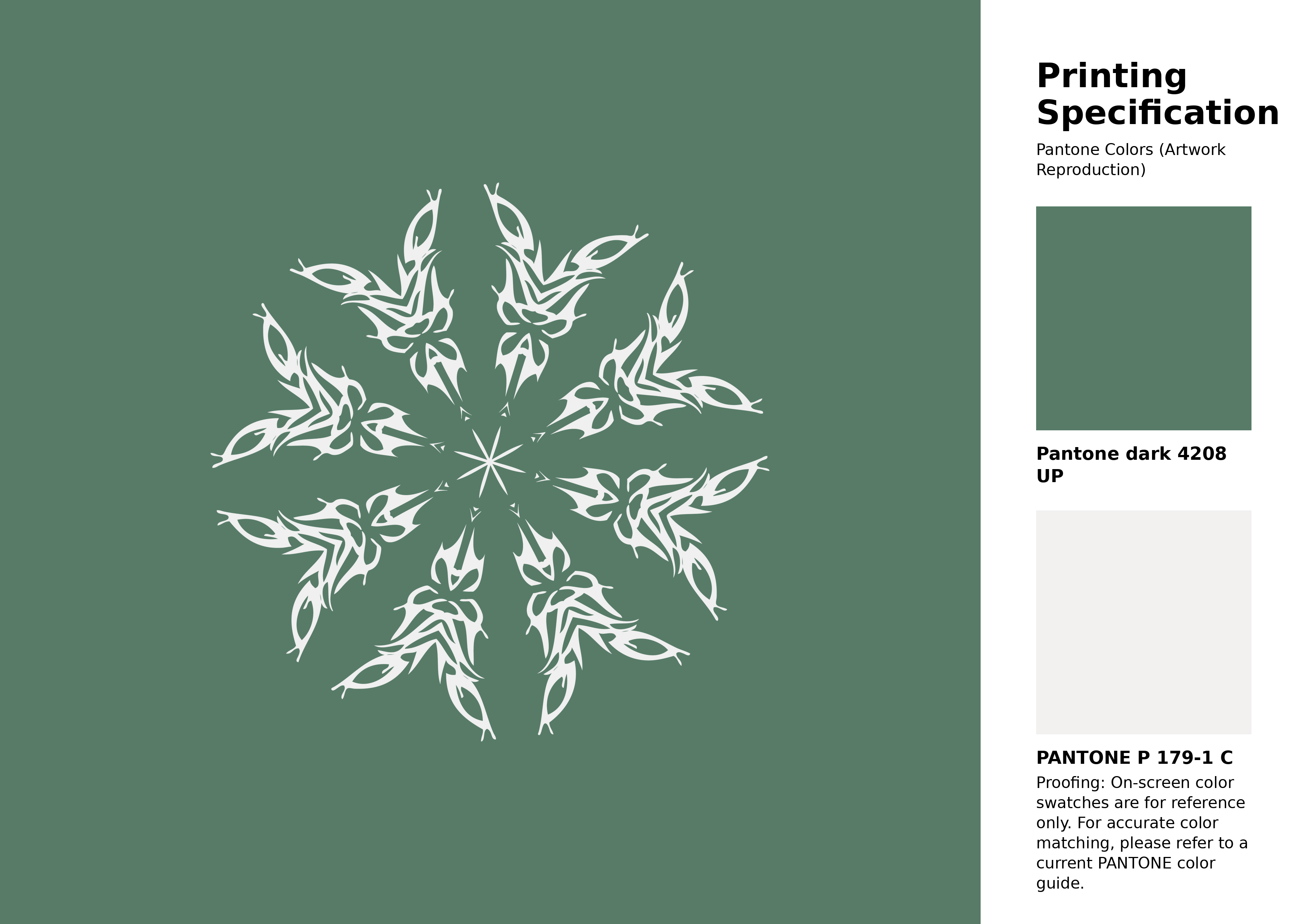 High-quality artwork and graphic illustration using Pantone 4208 UP Color | Hex color Code #577b67. A fantastic creative resource for designers and artists. #artwork #illustration #graphicart #577b67