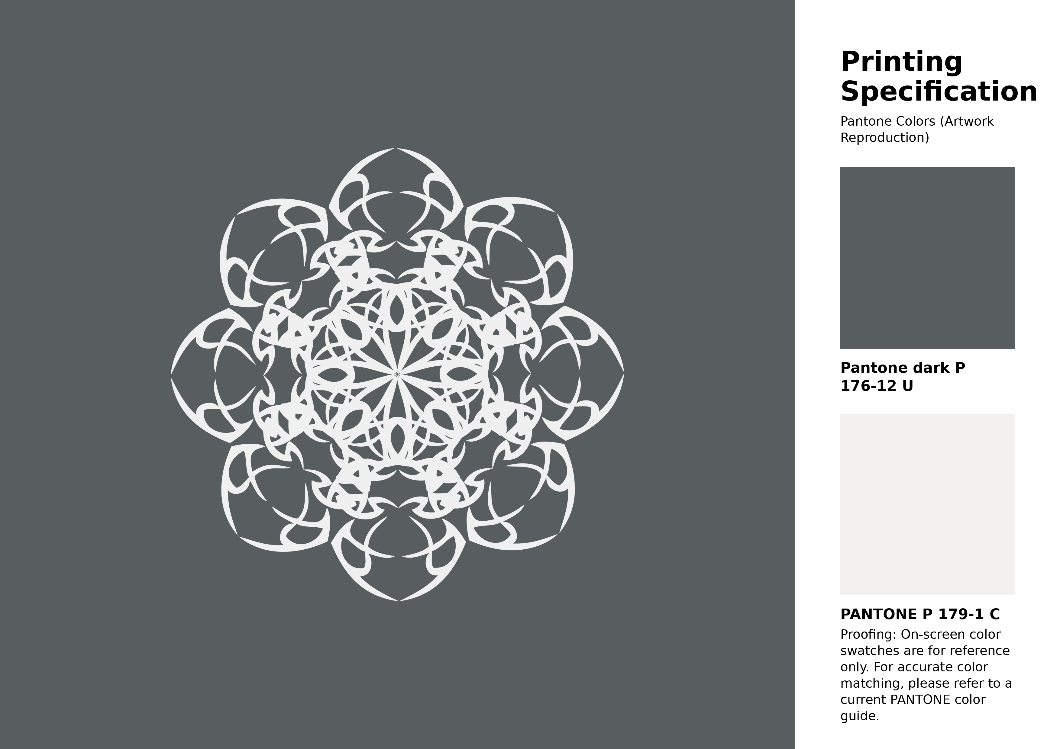 High-quality artwork and graphic illustration using Pantone P 176-12 U Color | Hex color Code #585e5f. A fantastic creative resource for designers and artists. #artwork #illustration #graphicart #585e5f