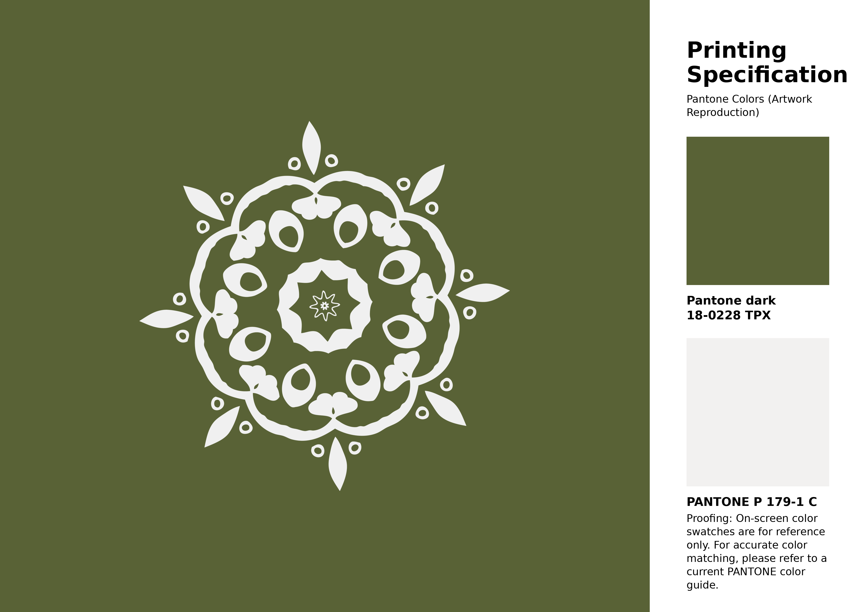 High-quality artwork and graphic illustration using Pantone 18-0228 Tpx Pesto Color | Hex color Code #596236. A fantastic creative resource for designers and artists. #artwork #illustration #graphicart #596236