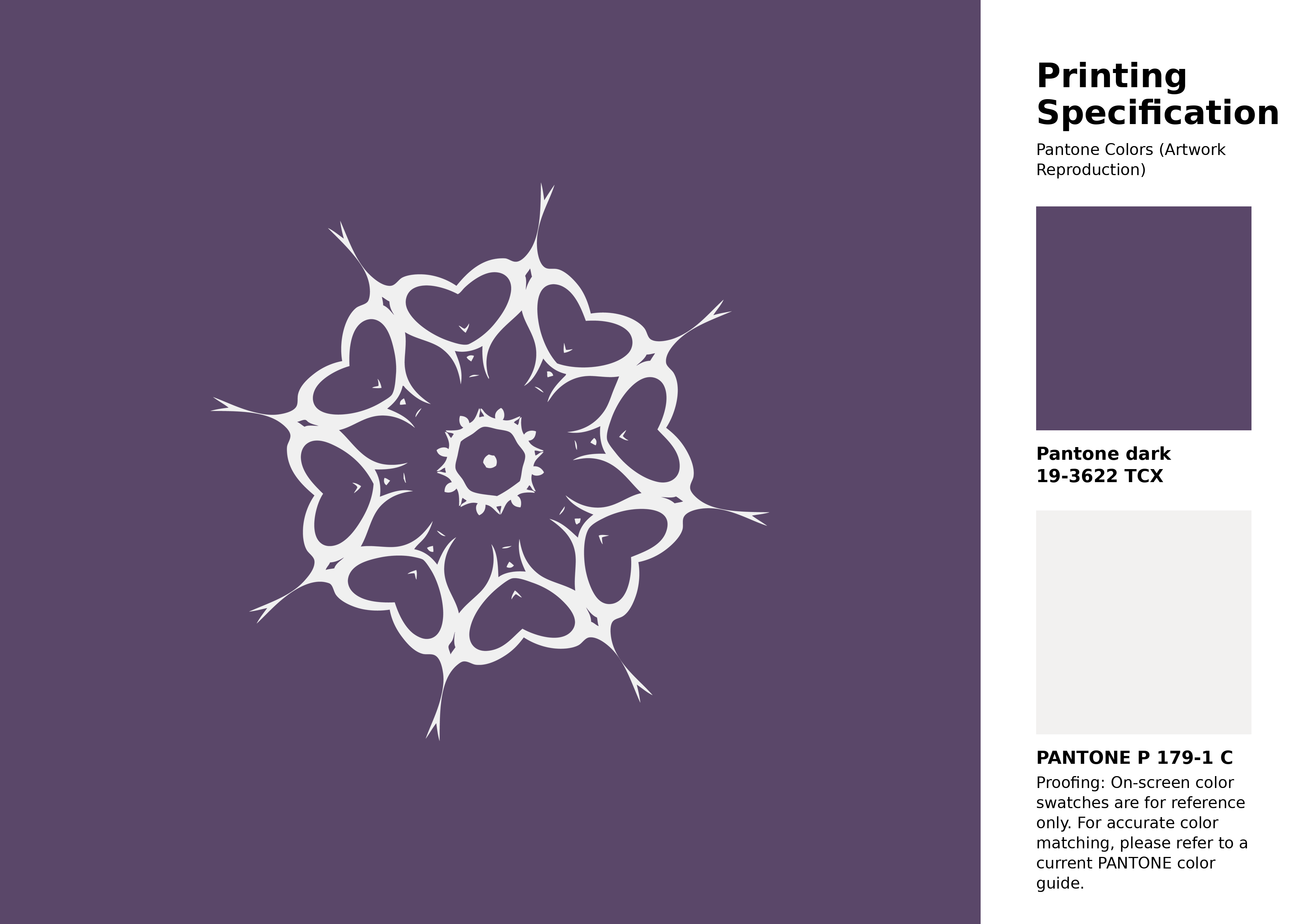 High-quality artwork and graphic illustration using Pantone 19-3622 Tcx Loganberry Color | Hex color Code #5a4769. A fantastic creative resource for designers and artists. #artwork #illustration #graphicart #5a4769