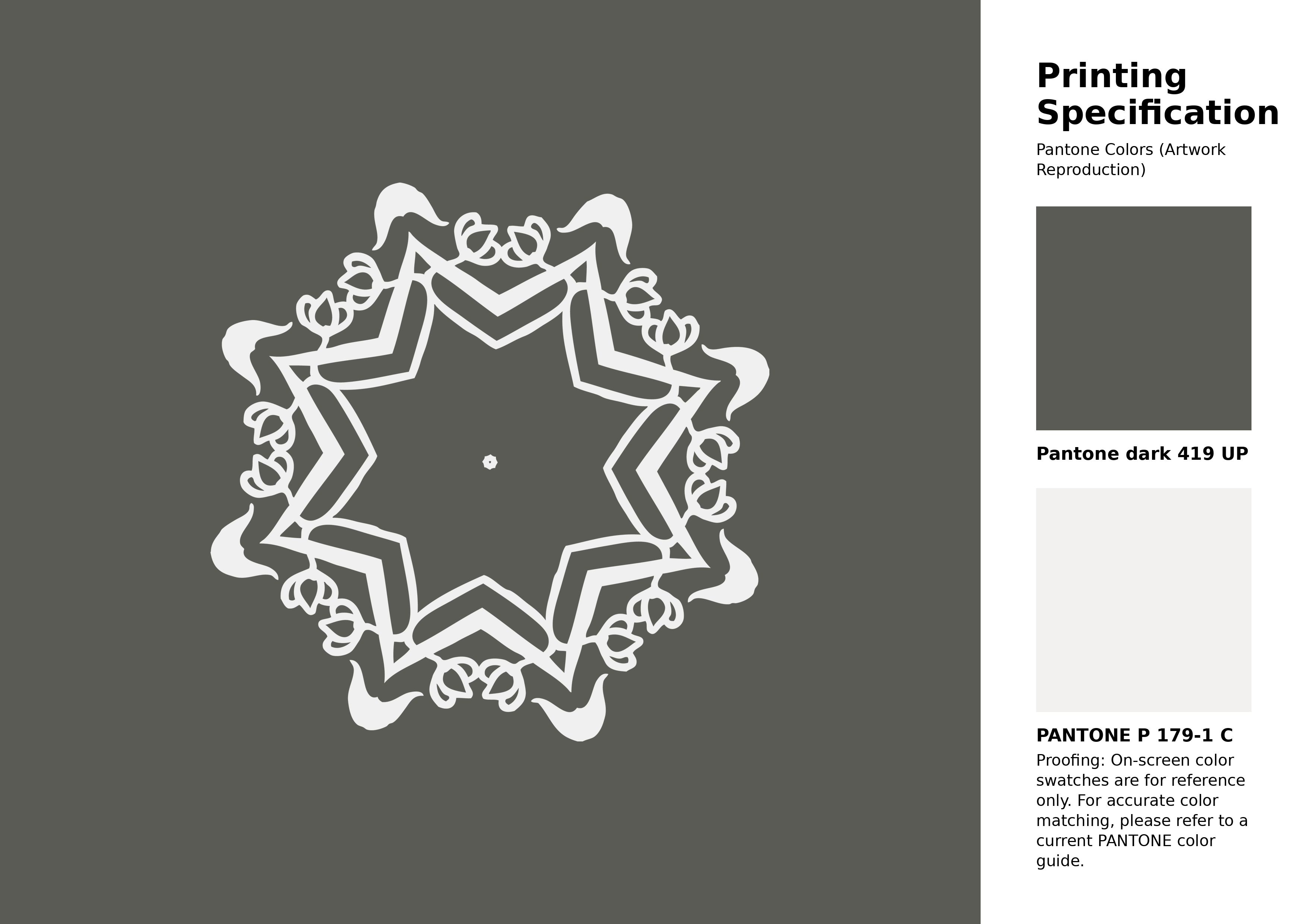 High-quality artwork and graphic illustration using Pantone 419 UP Color | Hex color Code #5b5b55. A fantastic creative resource for designers and artists. #artwork #illustration #graphicart #5b5b55