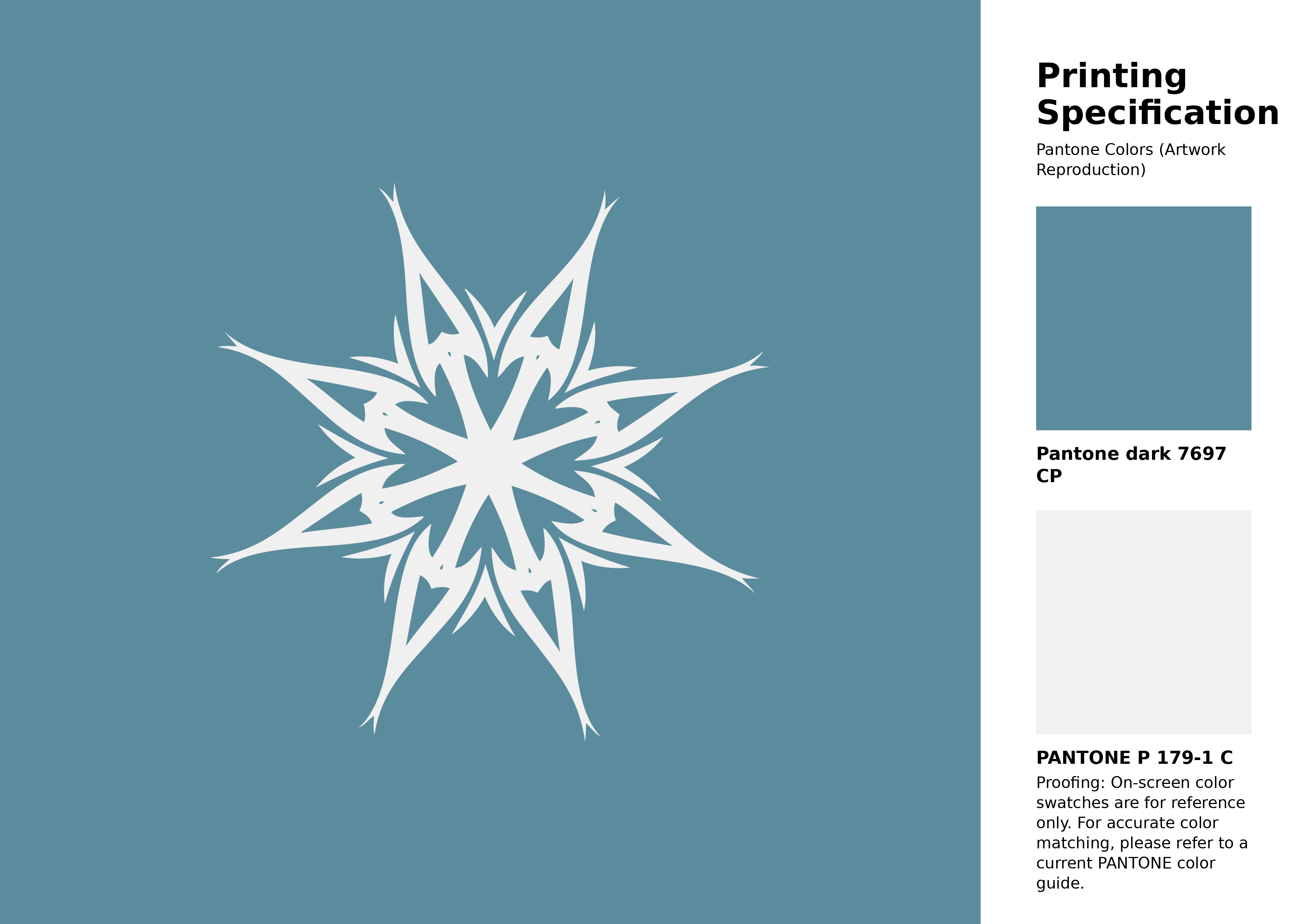 High-quality artwork and graphic illustration using Pantone 7697 CP Color | Hex color Code #5b8c9d. A fantastic creative resource for designers and artists. #artwork #illustration #graphicart #5b8c9d