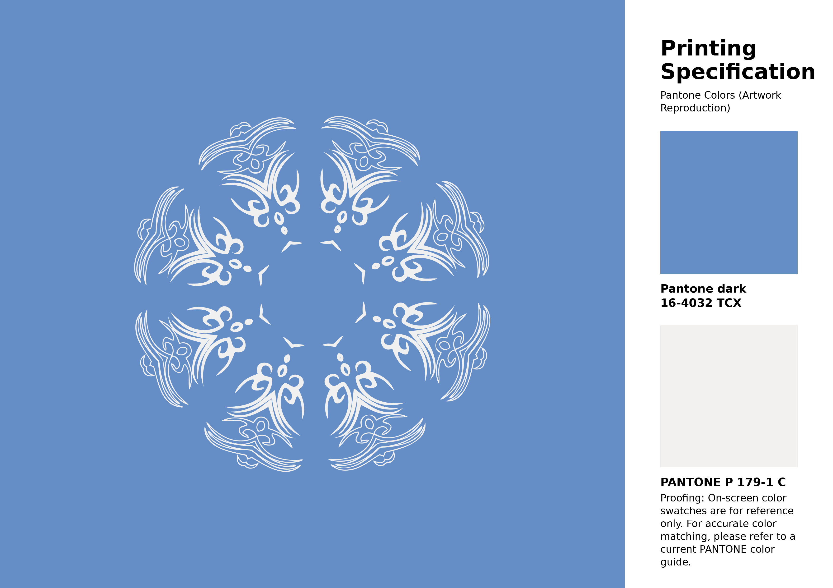 High-quality artwork and graphic illustration using Pantone 16-4032 Tcx Provence Color | Hex color Code #658dc6. A fantastic creative resource for designers and artists. #artwork #illustration #graphicart #658dc6