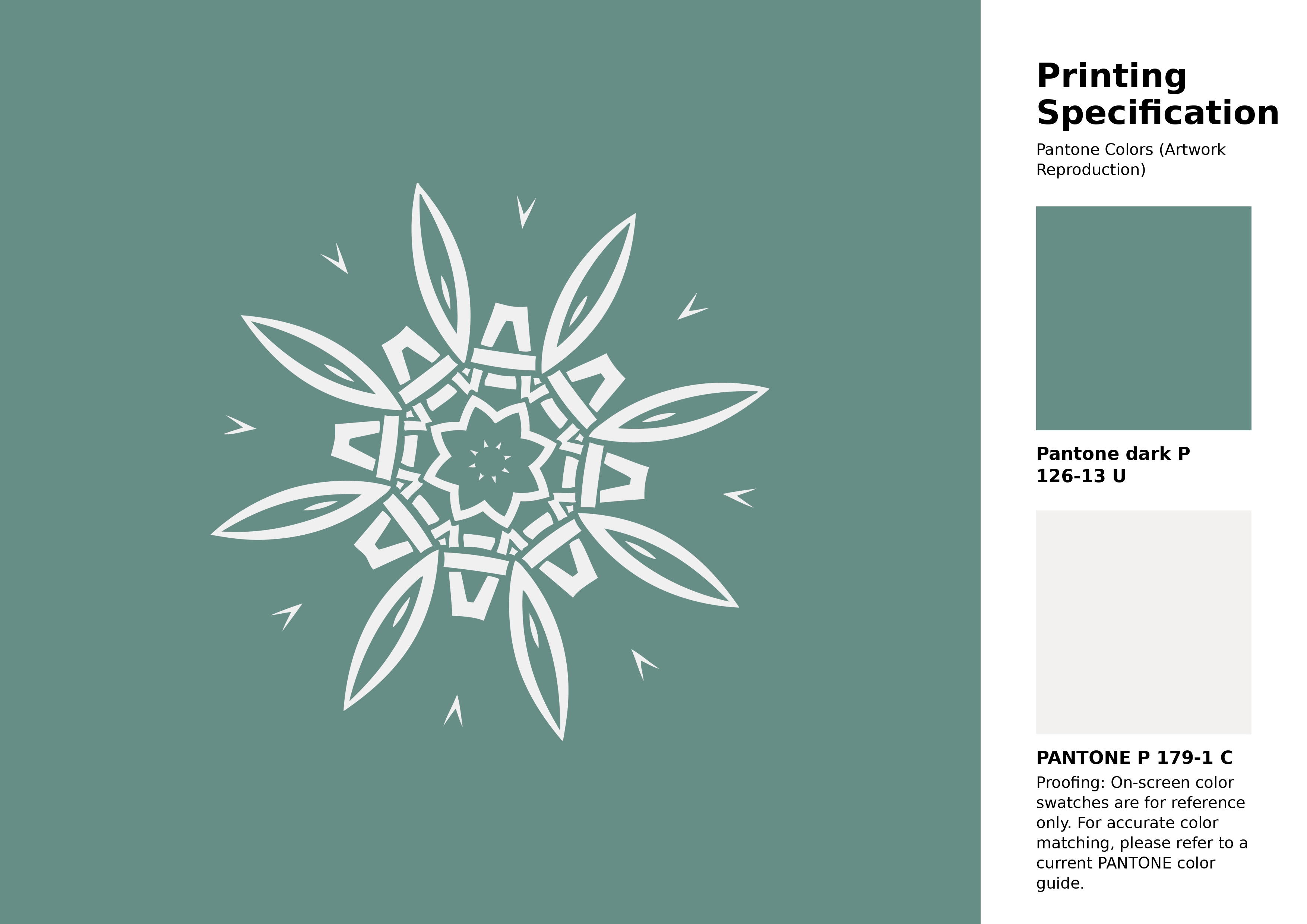 High-quality artwork and graphic illustration using Pantone P 126-13 U Color | Hex color Code #668e87. A fantastic creative resource for designers and artists. #artwork #illustration #graphicart #668e87