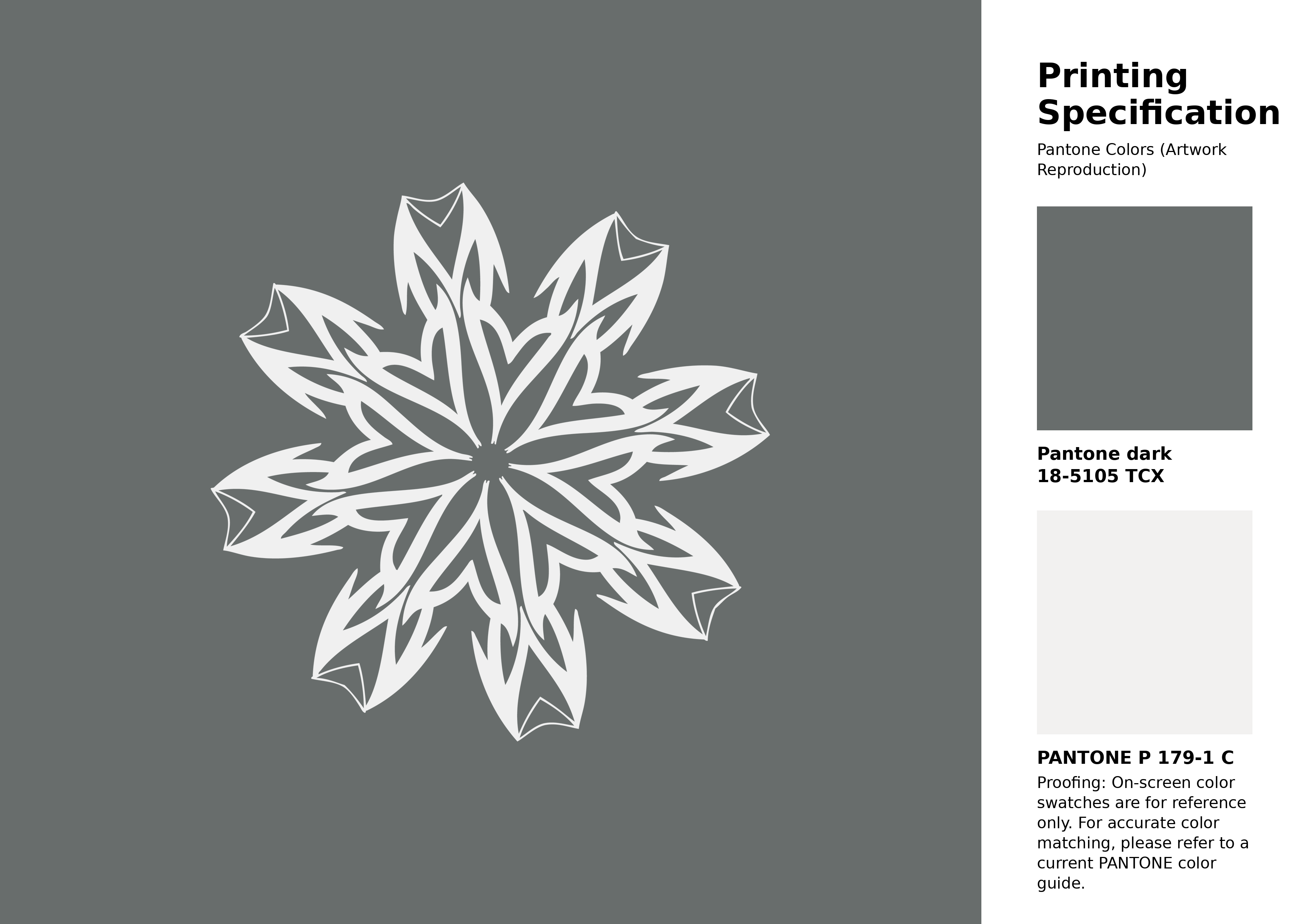 High-quality artwork and graphic illustration using Pantone 18-5105 Tcx Sedona Sage Color | Hex color Code #686d6c. A fantastic creative resource for designers and artists. #artwork #illustration #graphicart #686d6c