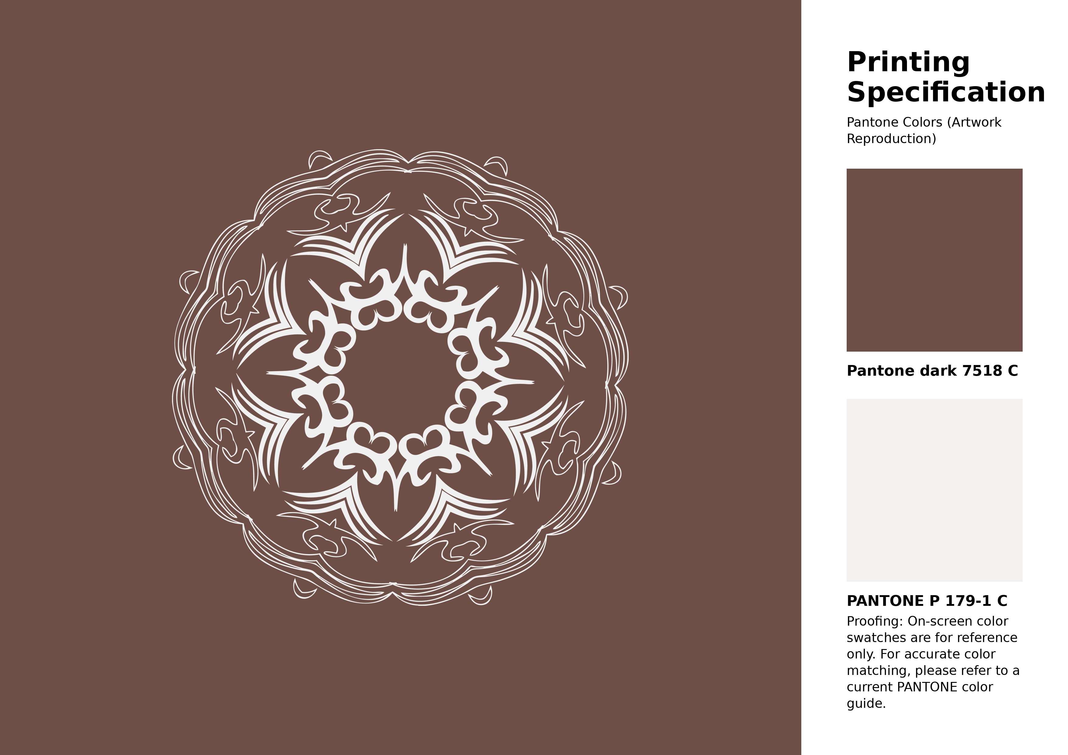 High-quality artwork and graphic illustration using Pantone 7518 C Color | Hex color Code #6d4f47. A fantastic creative resource for designers and artists. #artwork #illustration #graphicart #6d4f47