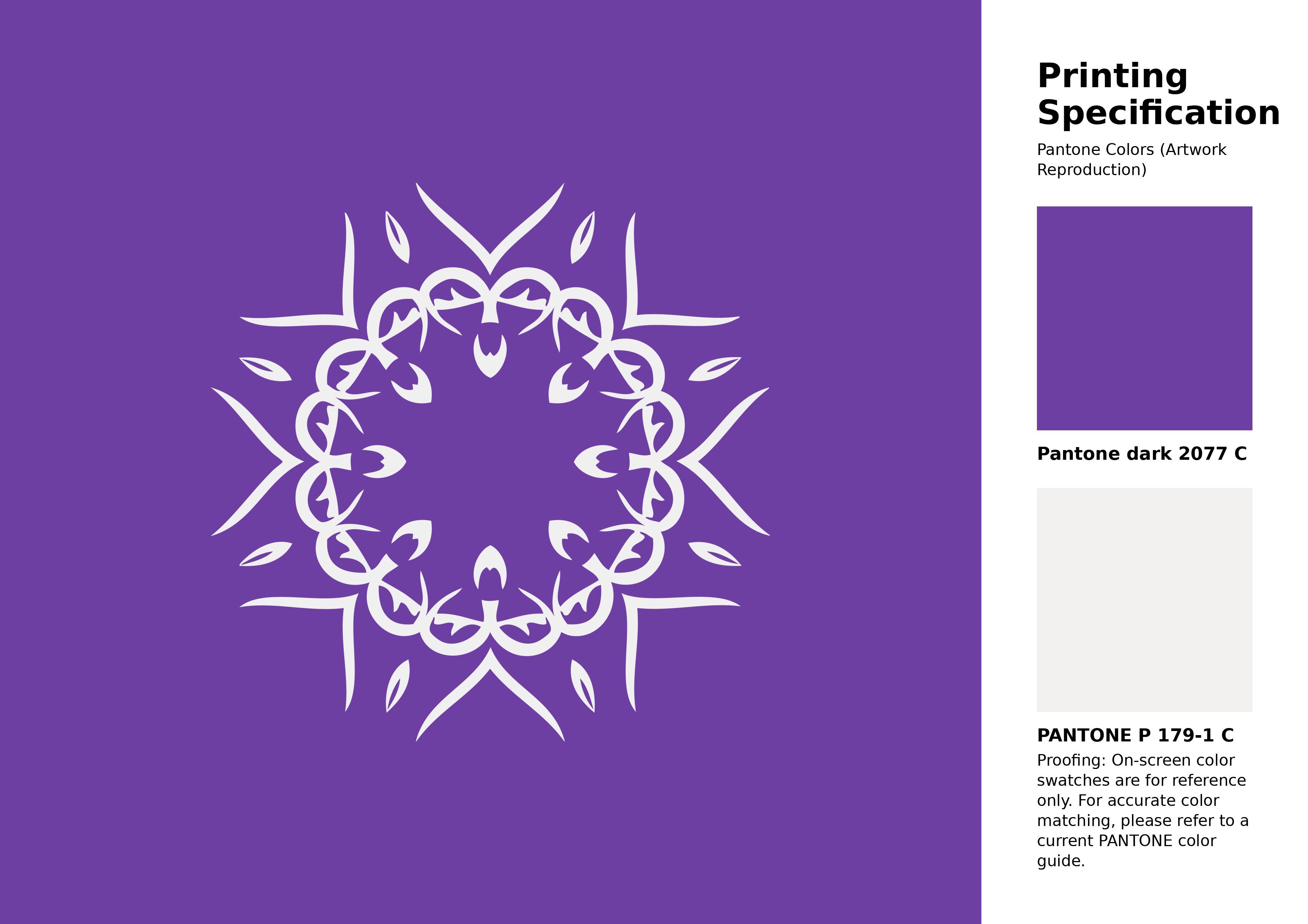 High-quality artwork and graphic illustration using Pantone 2077 C Color | Hex color Code #6e3fa3. A fantastic creative resource for designers and artists. #artwork #illustration #graphicart #6e3fa3