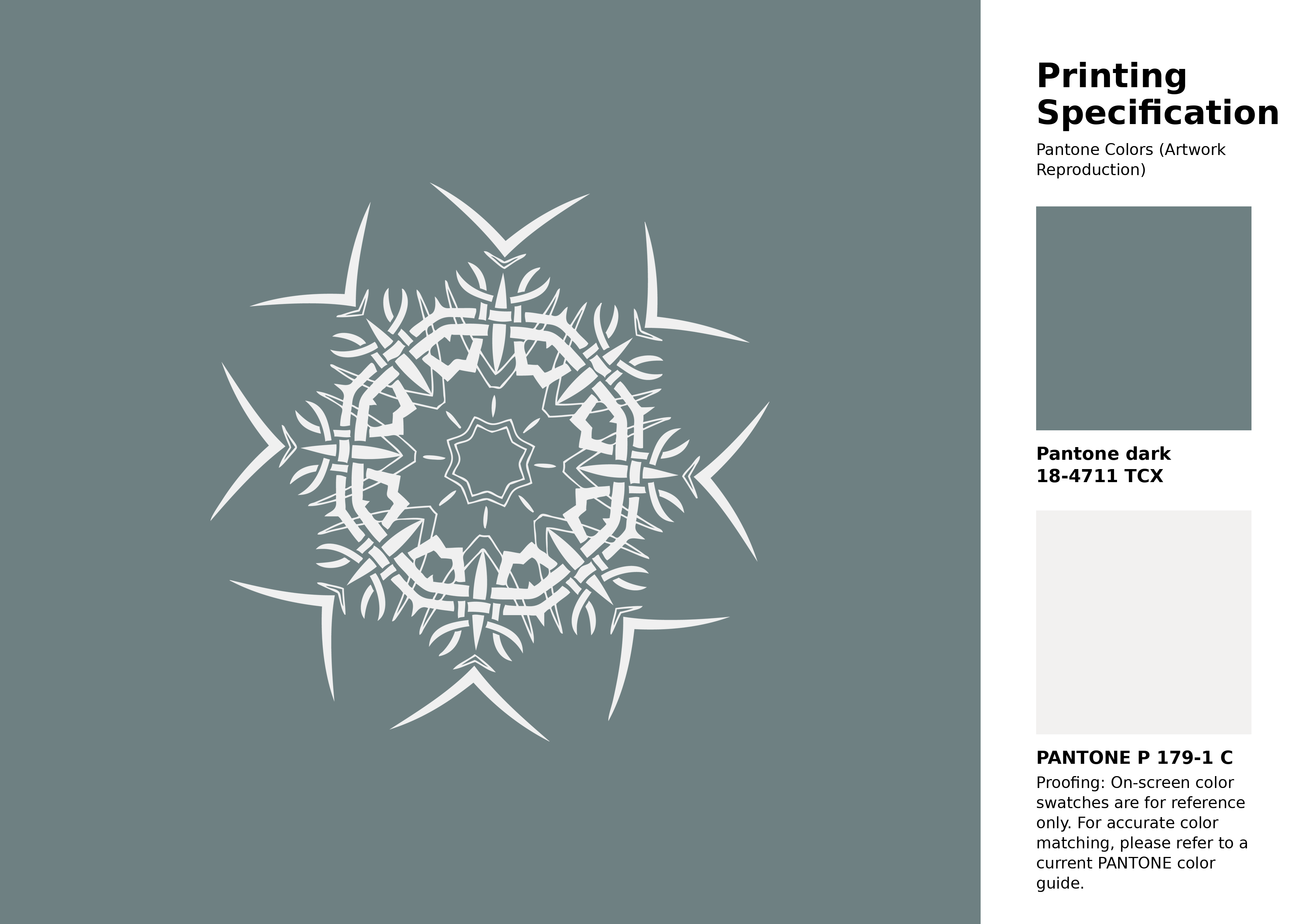 High-quality artwork and graphic illustration using Pantone 18-4711 Tcx Stormy Sea Color | Hex color Code #6e8082. A fantastic creative resource for designers and artists. #artwork #illustration #graphicart #6e8082
