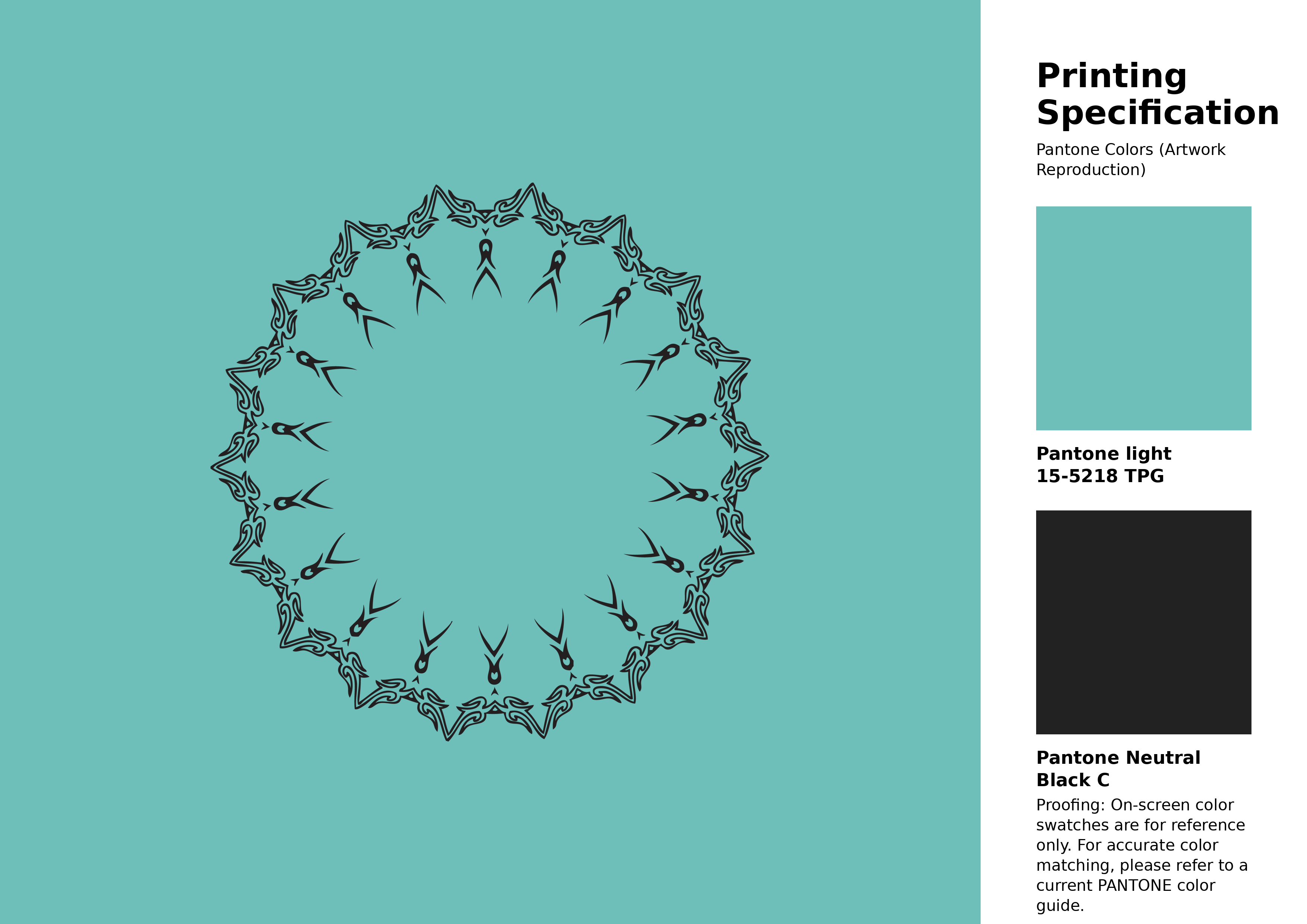 High-quality artwork and graphic illustration using Pantone 15-5218 Tpg Pool Blue Color | Hex color Code #6ebeba. A fantastic creative resource for designers and artists. #artwork #illustration #graphicart #6ebeba