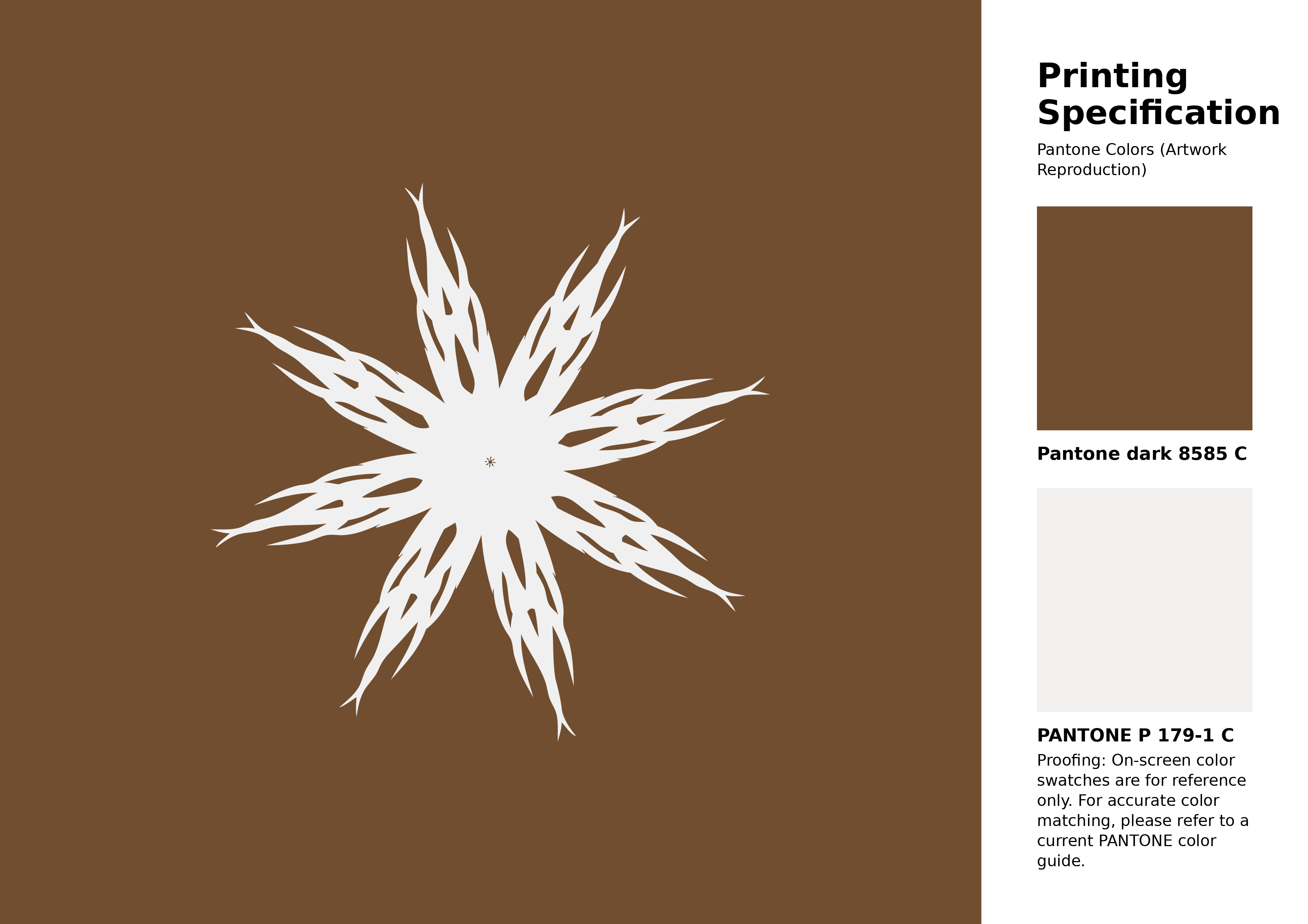High-quality artwork and graphic illustration using Pantone 8585 C Color | Hex color Code #714e30. A fantastic creative resource for designers and artists. #artwork #illustration #graphicart #714e30