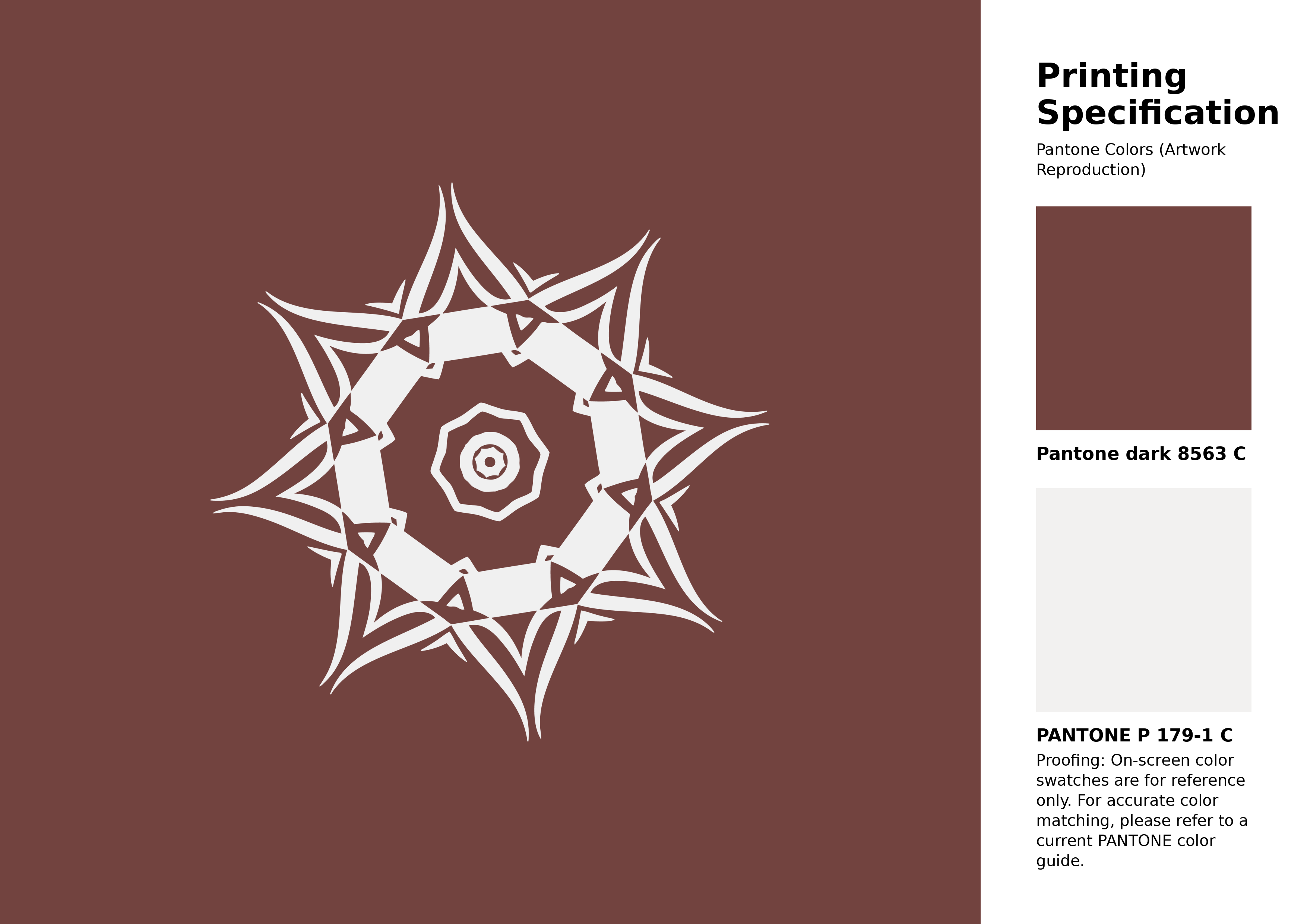 High-quality artwork and graphic illustration using Pantone 8563 C Color | Hex color Code #72433f. A fantastic creative resource for designers and artists. #artwork #illustration #graphicart #72433f