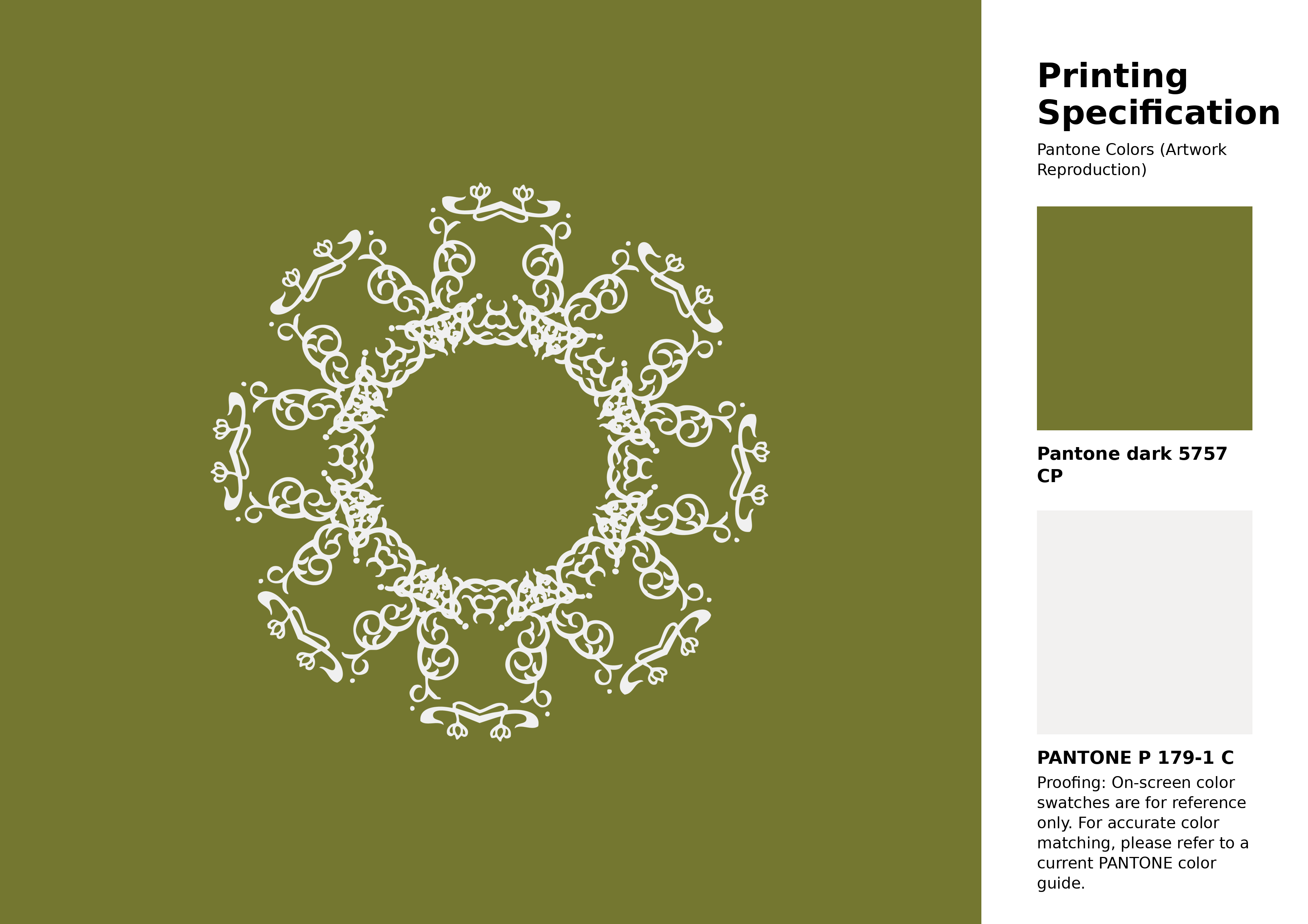 High-quality artwork and graphic illustration using Pantone 5757 CP Color | Hex color Code #747730. A fantastic creative resource for designers and artists. #artwork #illustration #graphicart #747730