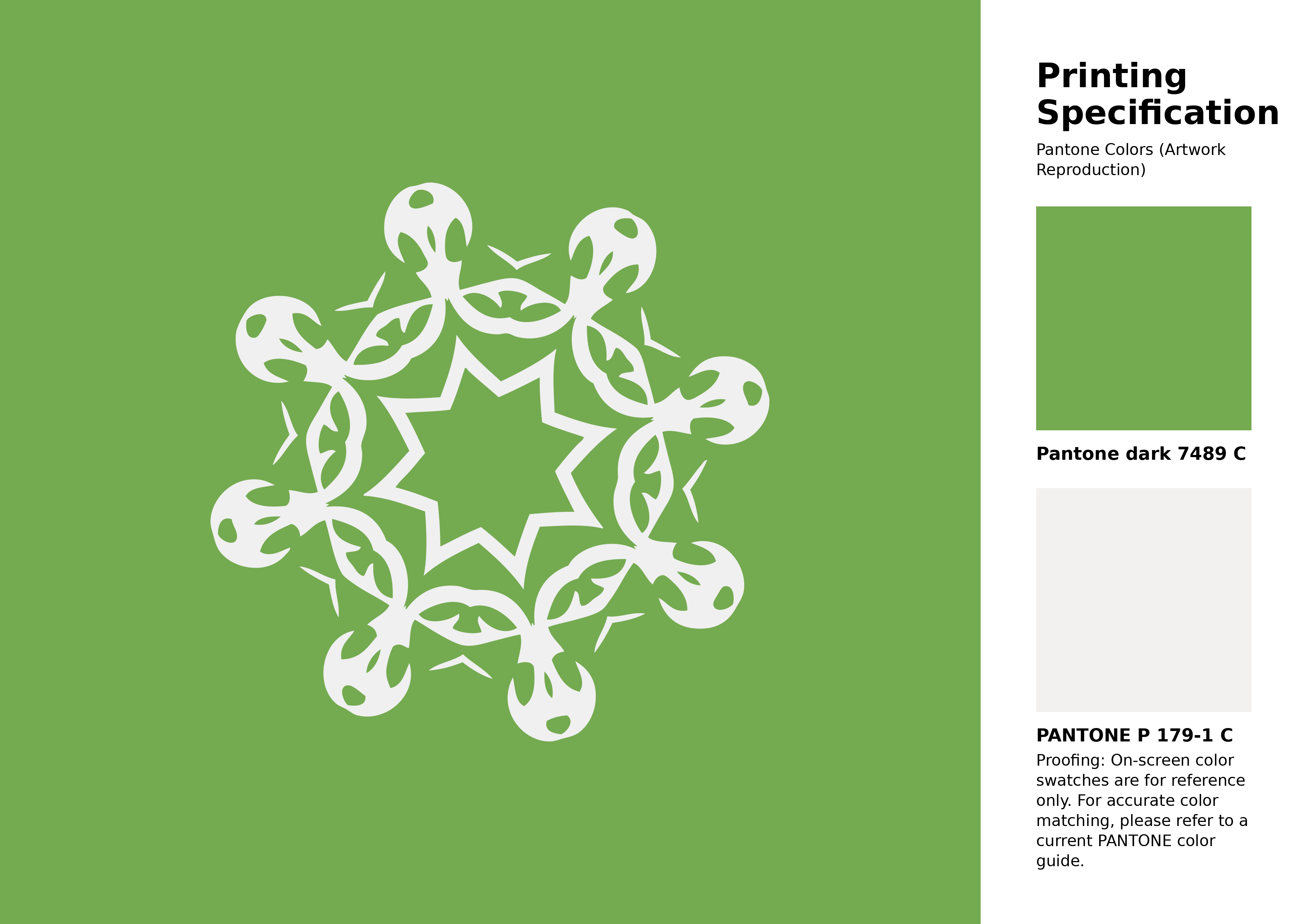 High-quality artwork and graphic illustration using Pantone 7489 C Color | Hex color Code #74aa50. A fantastic creative resource for designers and artists. #artwork #illustration #graphicart #74aa50