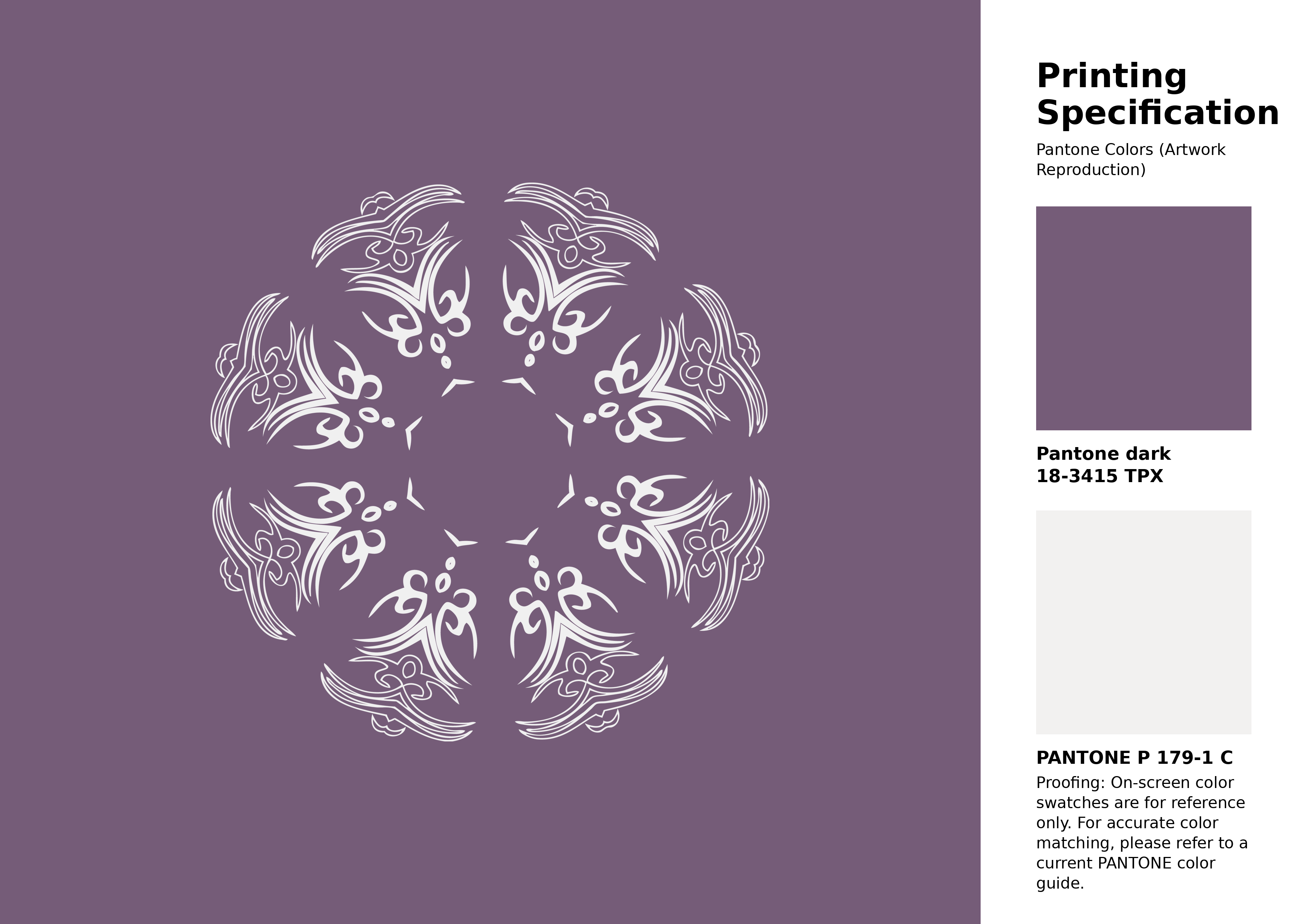 High-quality artwork and graphic illustration using Pantone 18-3415 Tpx Grape Jam Color | Hex color Code #755c78. A fantastic creative resource for designers and artists. #artwork #illustration #graphicart #755c78