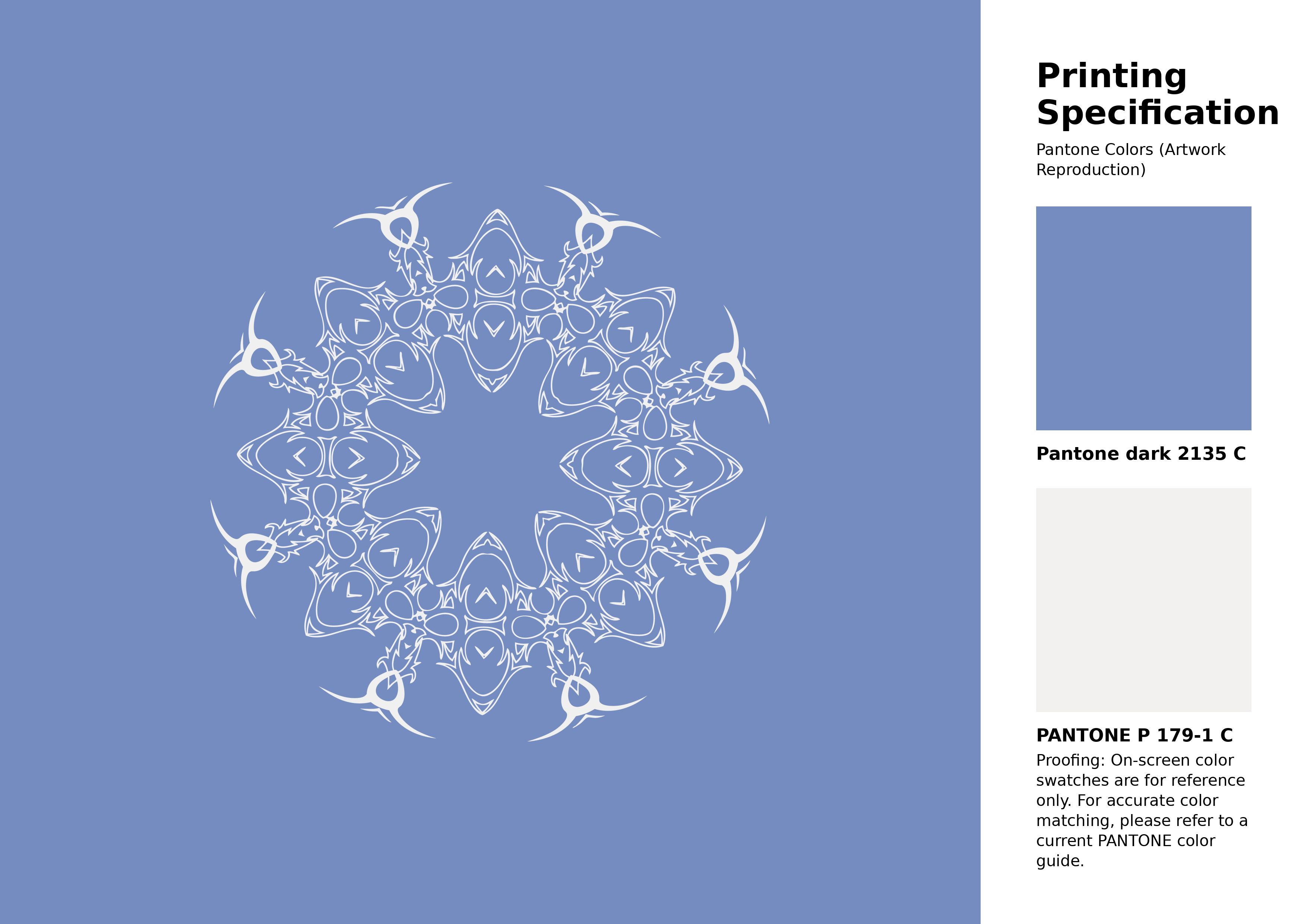 High-quality artwork and graphic illustration using Pantone 2135 C Color | Hex color Code #758cc0. A fantastic creative resource for designers and artists. #artwork #illustration #graphicart #758cc0