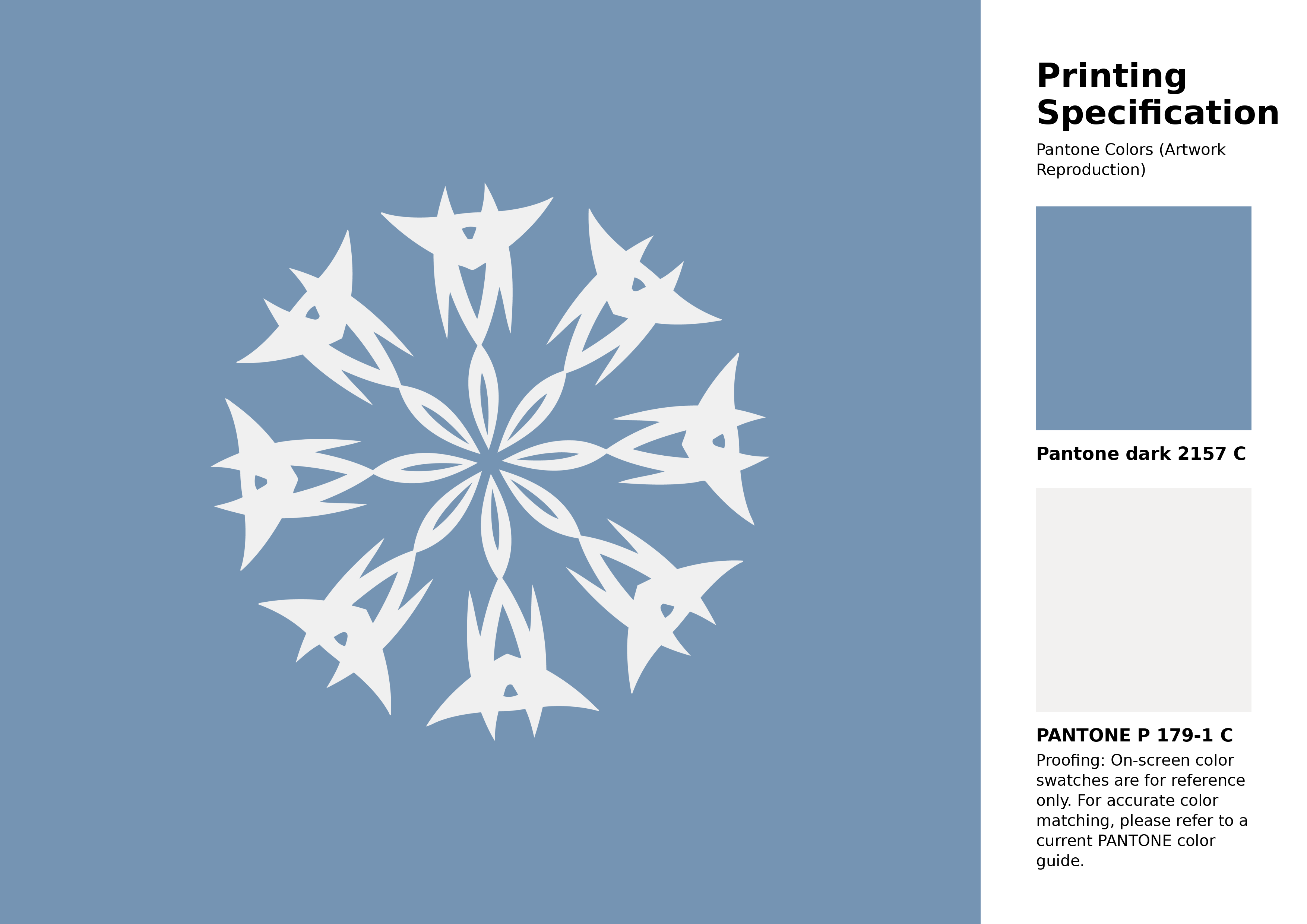 High-quality artwork and graphic illustration using Pantone 2157 C Color | Hex color Code #7594b3. A fantastic creative resource for designers and artists. #artwork #illustration #graphicart #7594b3