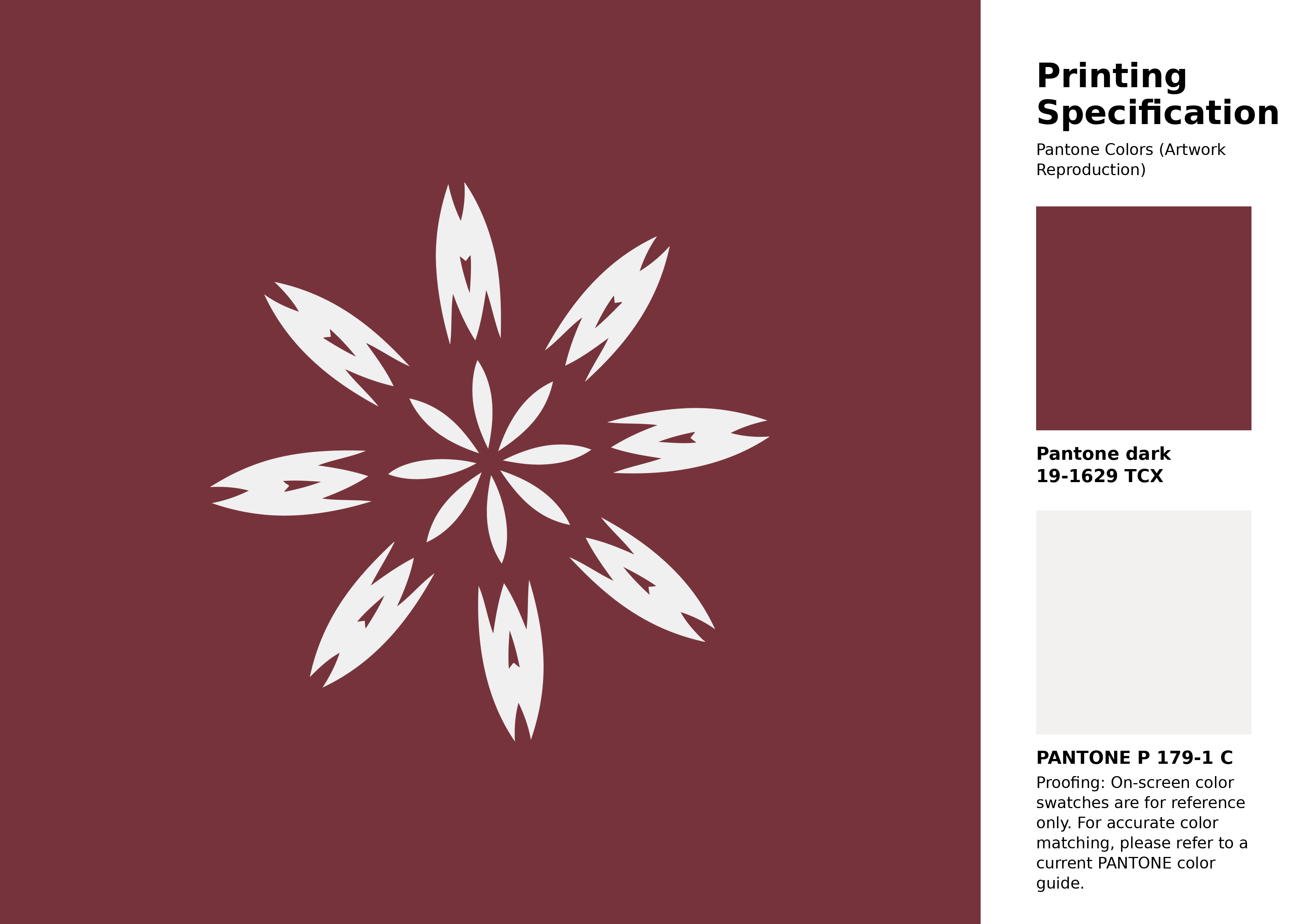 High-quality artwork and graphic illustration using Pantone 19-1629 Tcx Ruby Wine Color | Hex color Code #77333b. A fantastic creative resource for designers and artists. #artwork #illustration #graphicart #77333b
