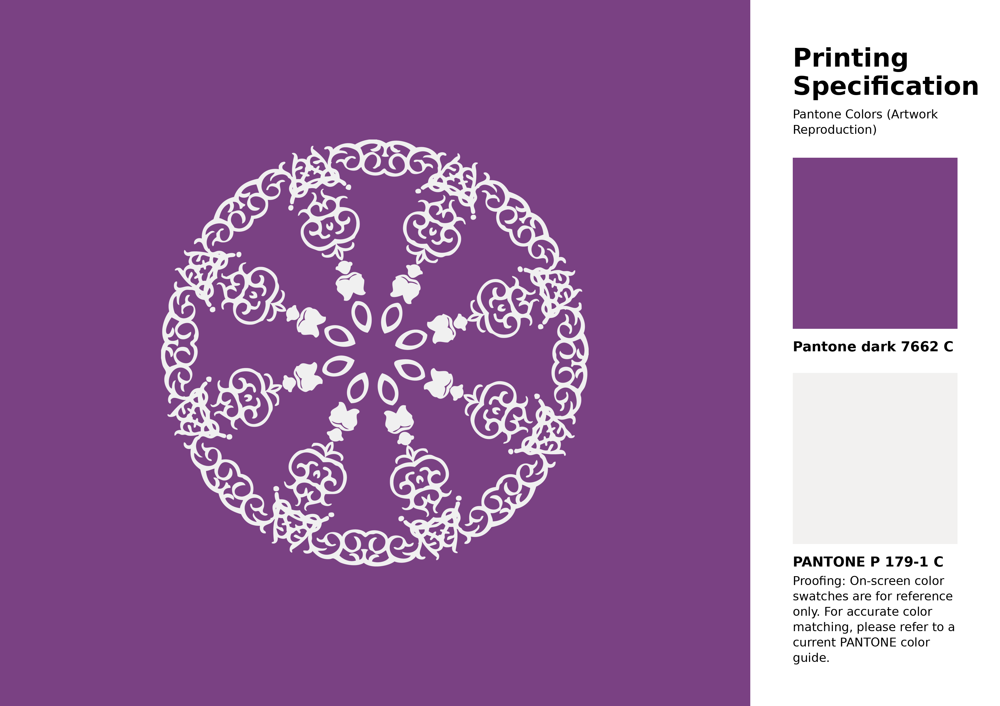 Hex Color #7a4183 | Pantone PANTONE 7662 C | Hsl | Rgb