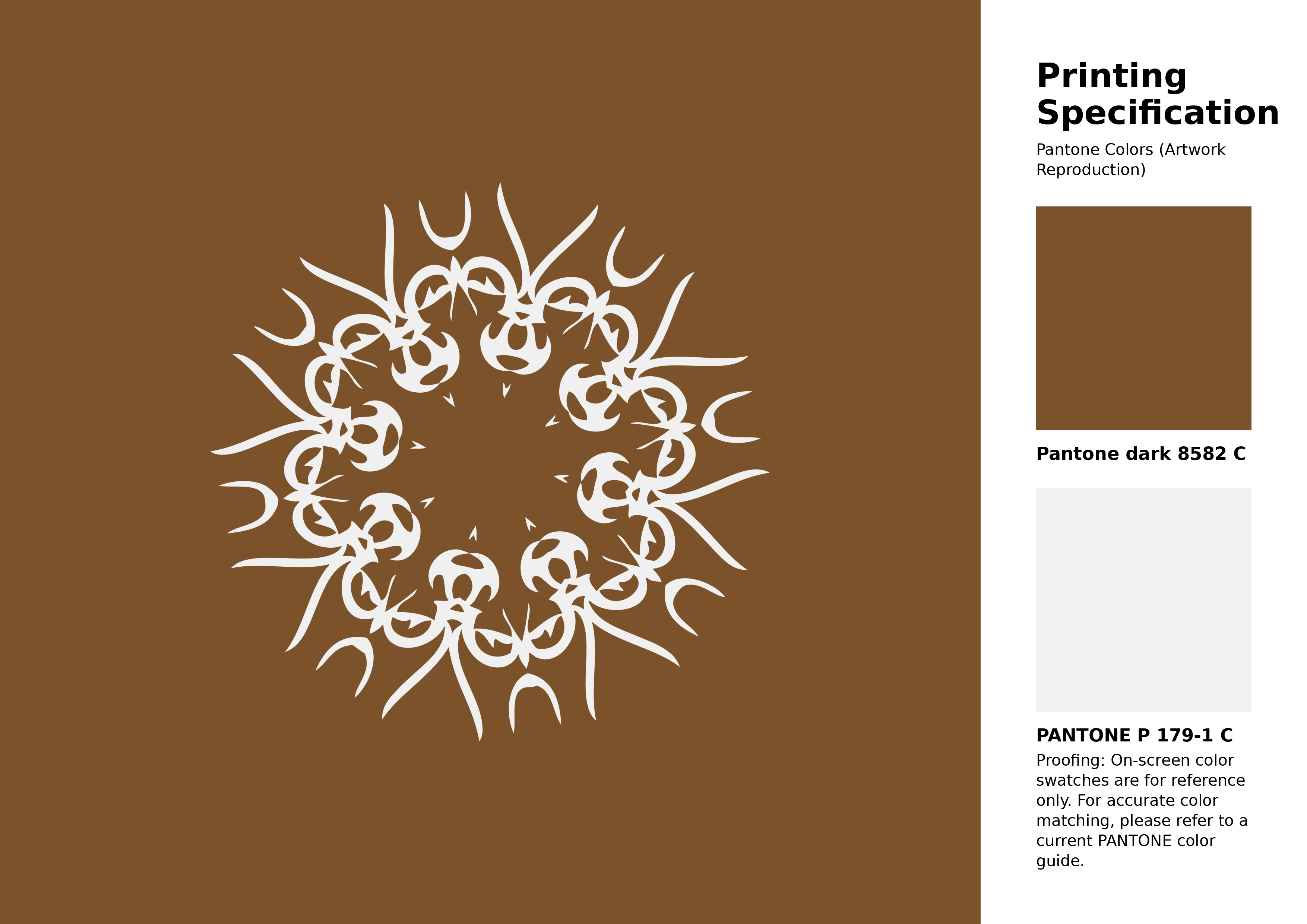 High-quality artwork and graphic illustration using Pantone 8582 C Color | Hex color Code #7c522a. A fantastic creative resource for designers and artists. #artwork #illustration #graphicart #7c522a