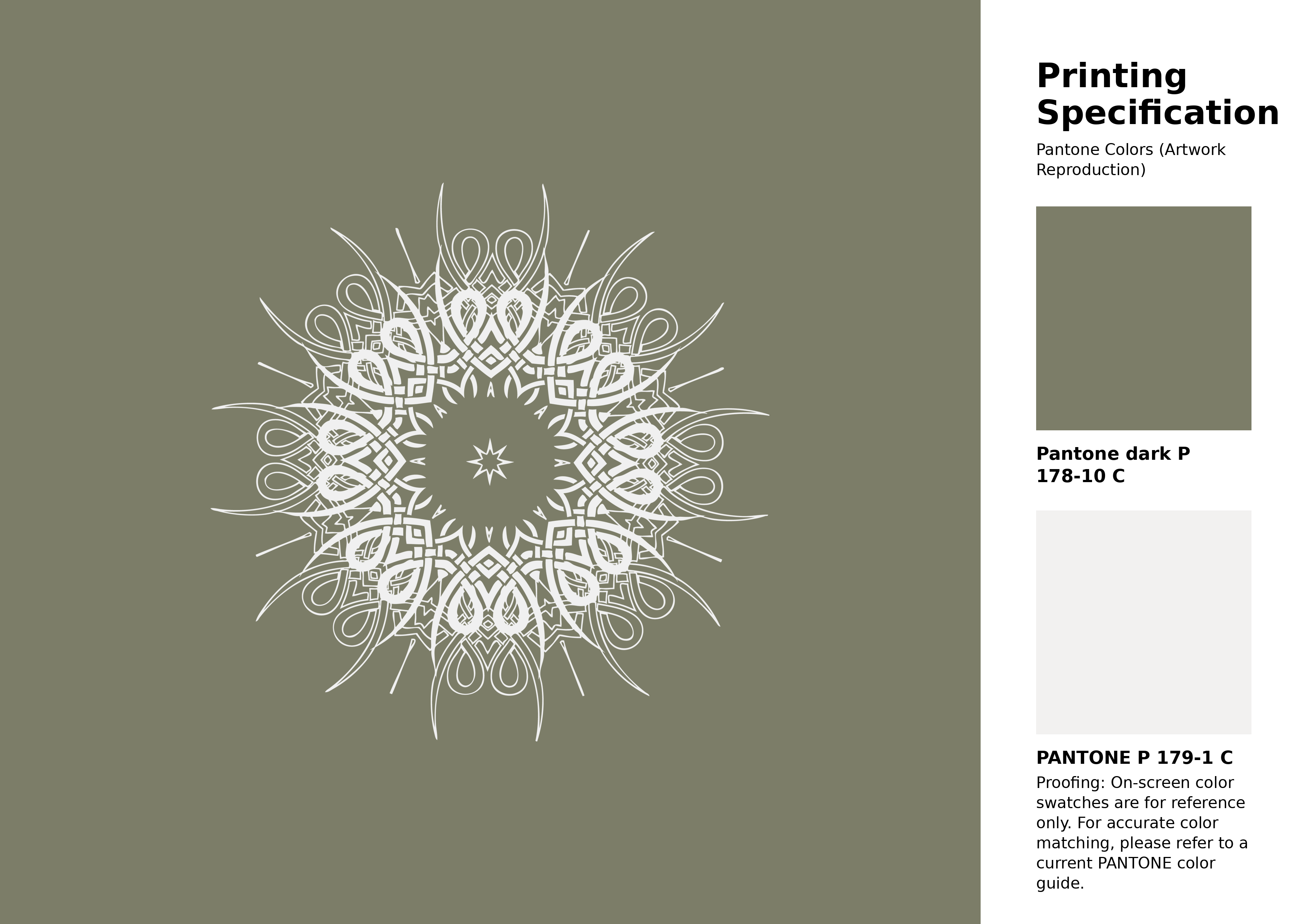 High-quality artwork and graphic illustration using Pantone P 178-10 C Color | Hex color Code #7c7d68. A fantastic creative resource for designers and artists. #artwork #illustration #graphicart #7c7d68