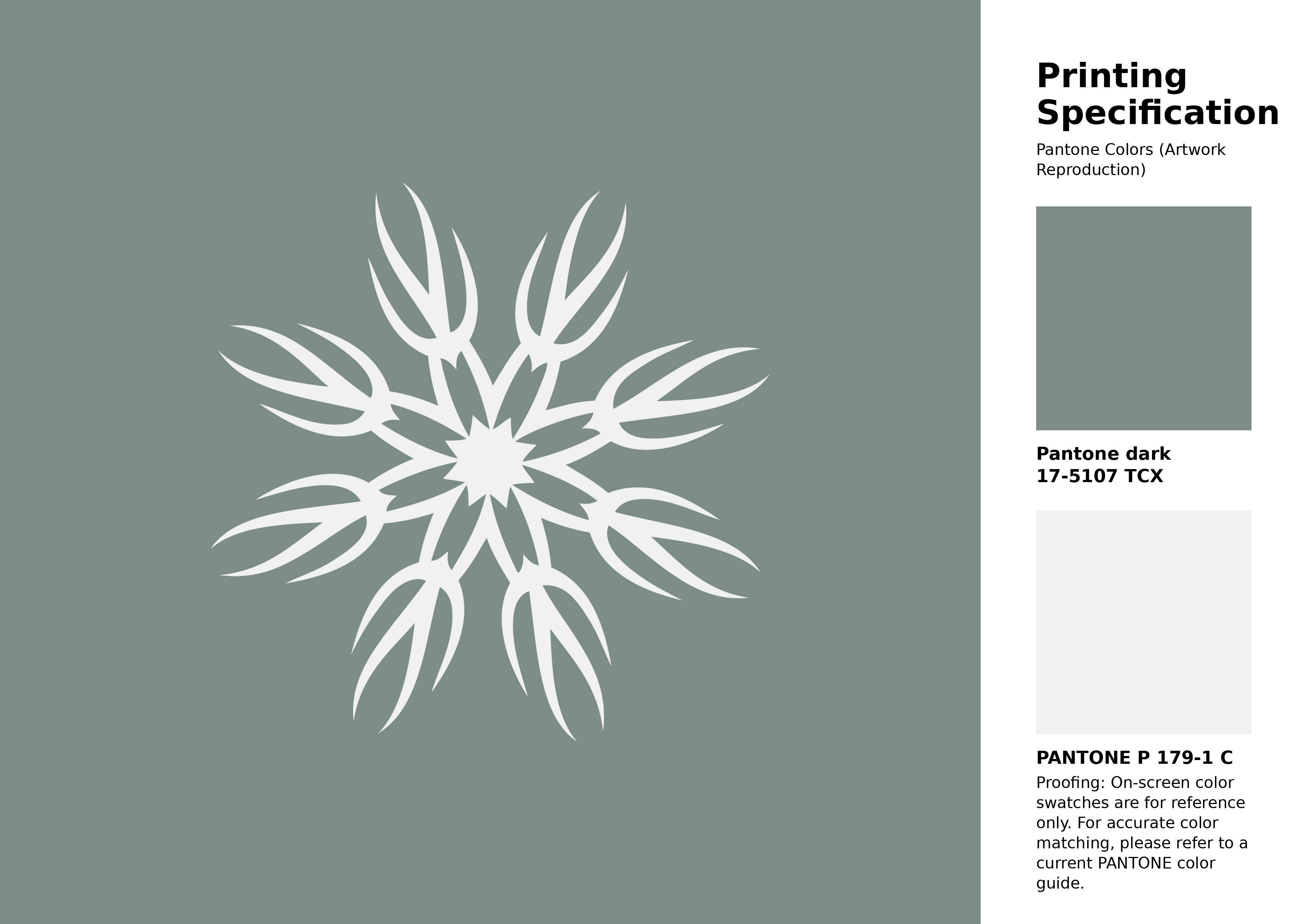 High-quality artwork and graphic illustration using Pantone 17-5107 Tcx Chinois Green Color | Hex color Code #7c8c87. A fantastic creative resource for designers and artists. #artwork #illustration #graphicart #7c8c87