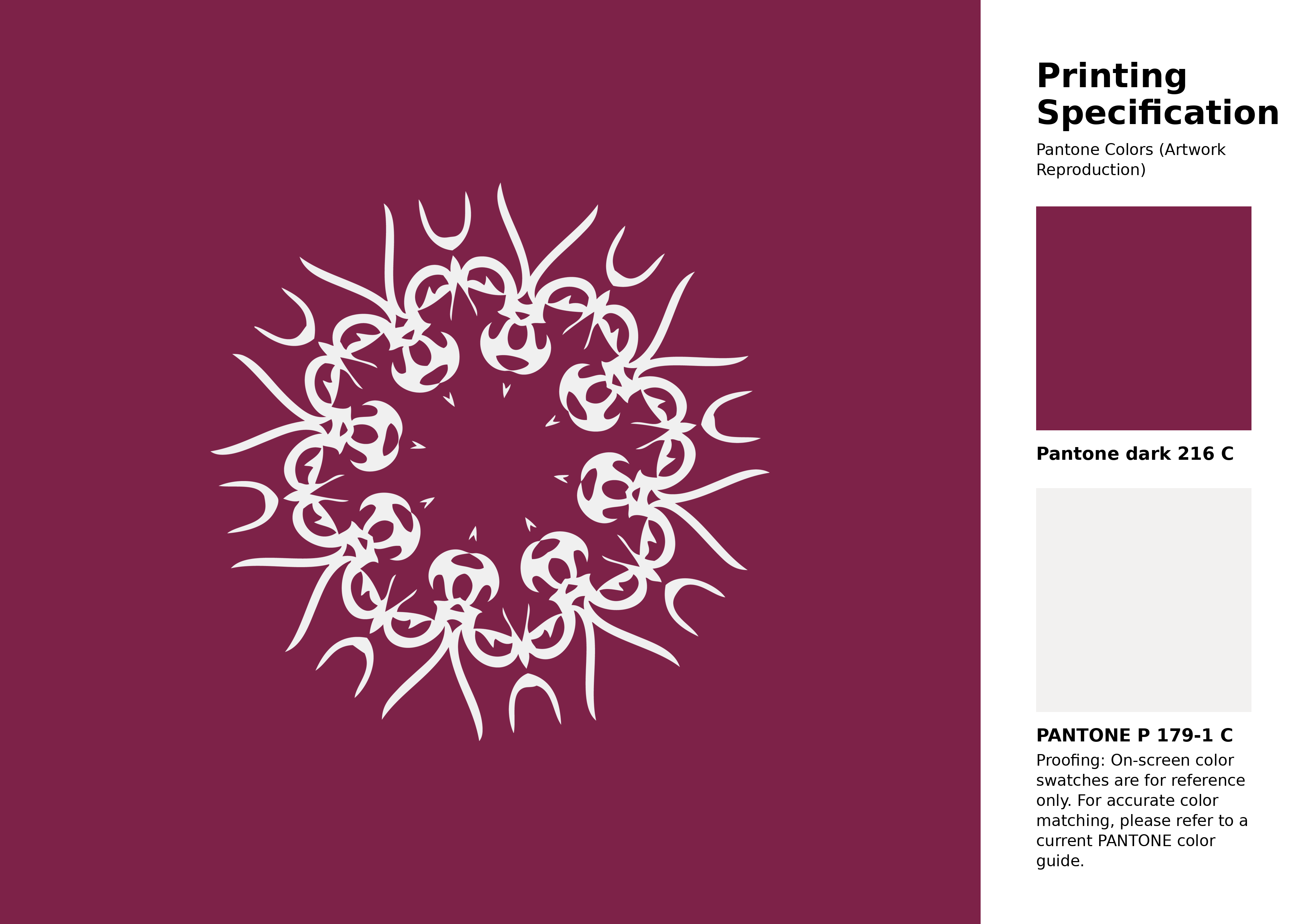 High-quality artwork and graphic illustration using Pantone 216 C Color | Hex color Code #7d2248. A fantastic creative resource for designers and artists. #artwork #illustration #graphicart #7d2248