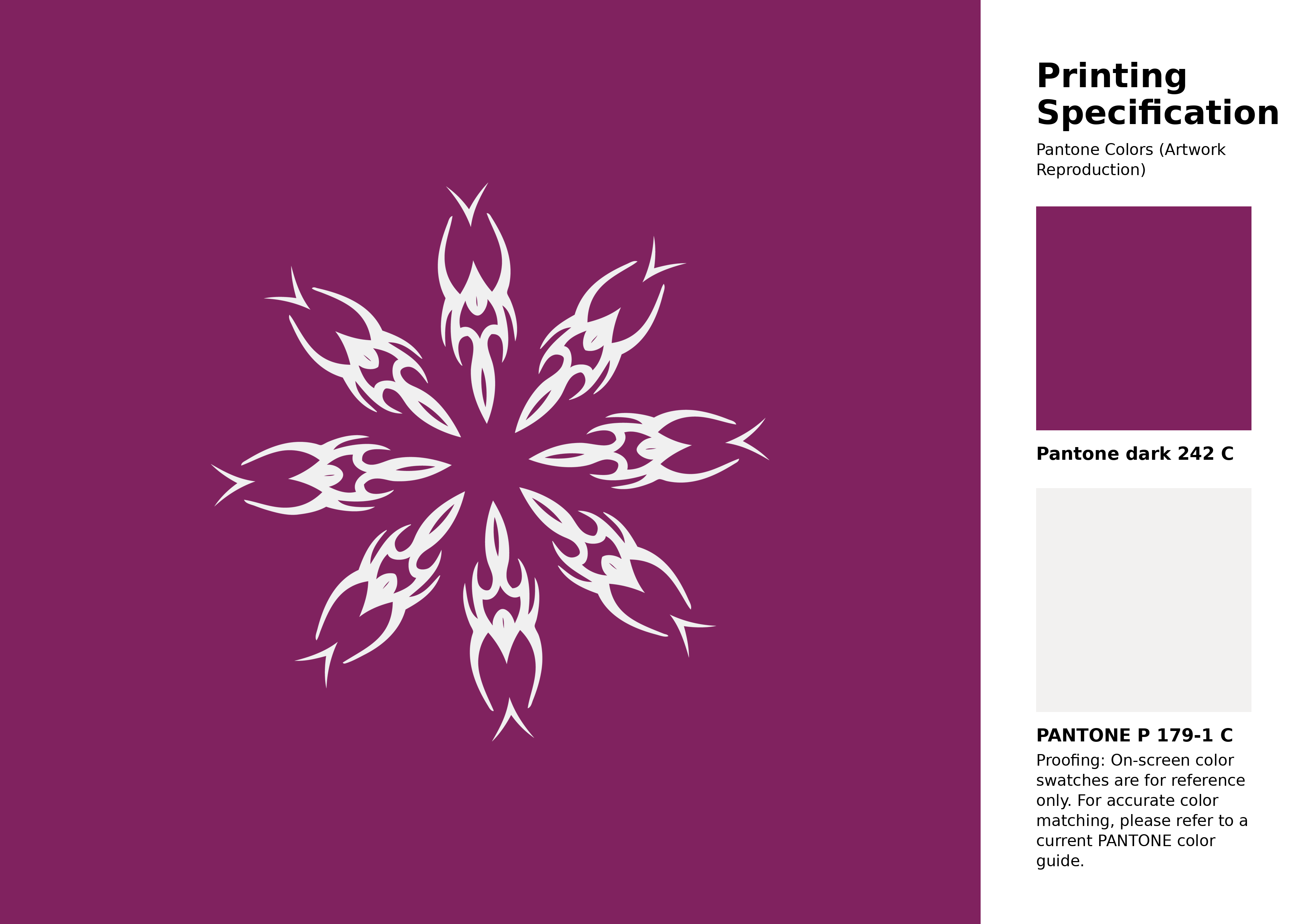 High-quality artwork and graphic illustration using Pantone 242 C Color | Hex color Code #80225f. A fantastic creative resource for designers and artists. #artwork #illustration #graphicart #80225f