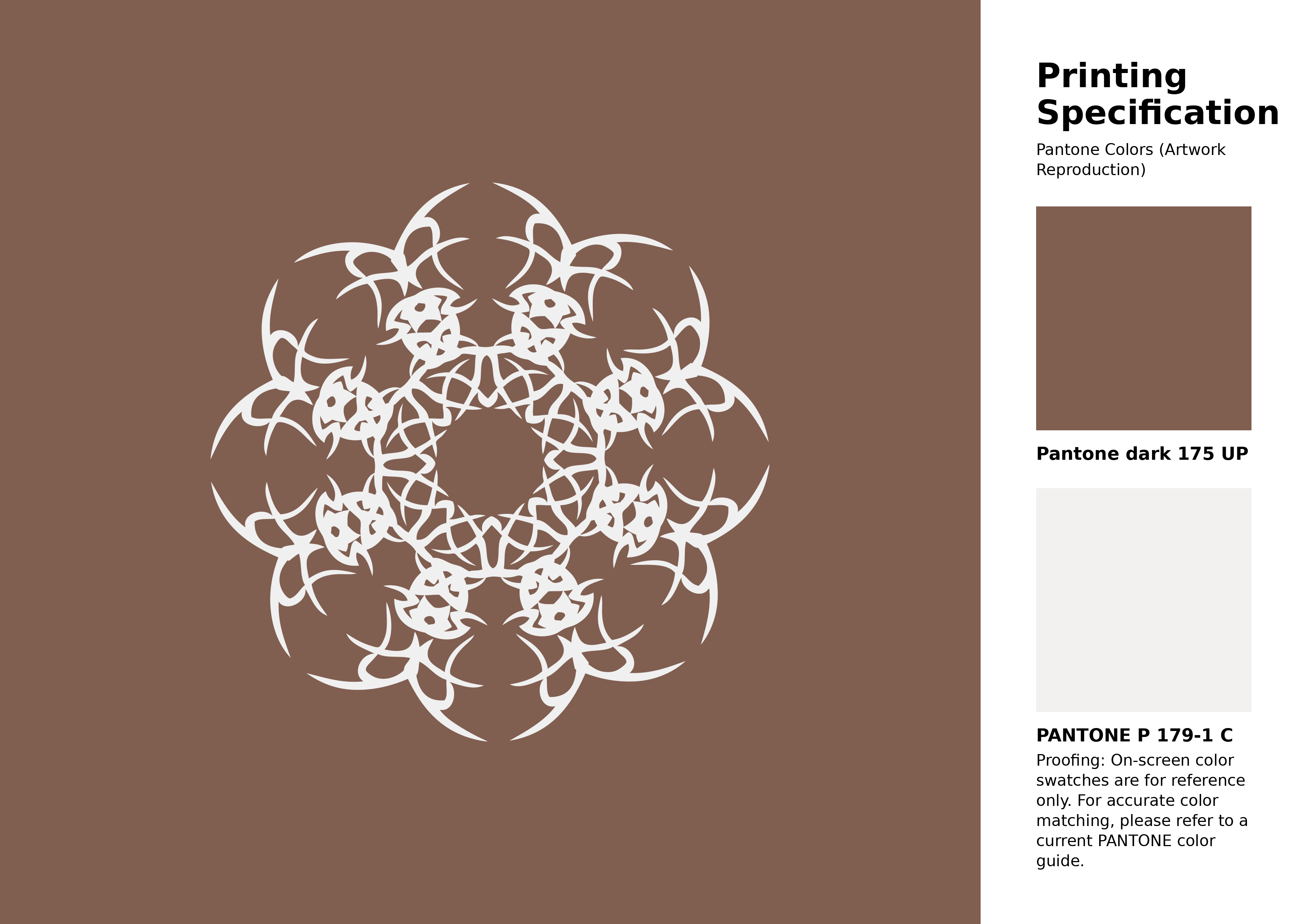 High-quality artwork and graphic illustration using Pantone 175 UP Color | Hex color Code #805e50. A fantastic creative resource for designers and artists. #artwork #illustration #graphicart #805e50