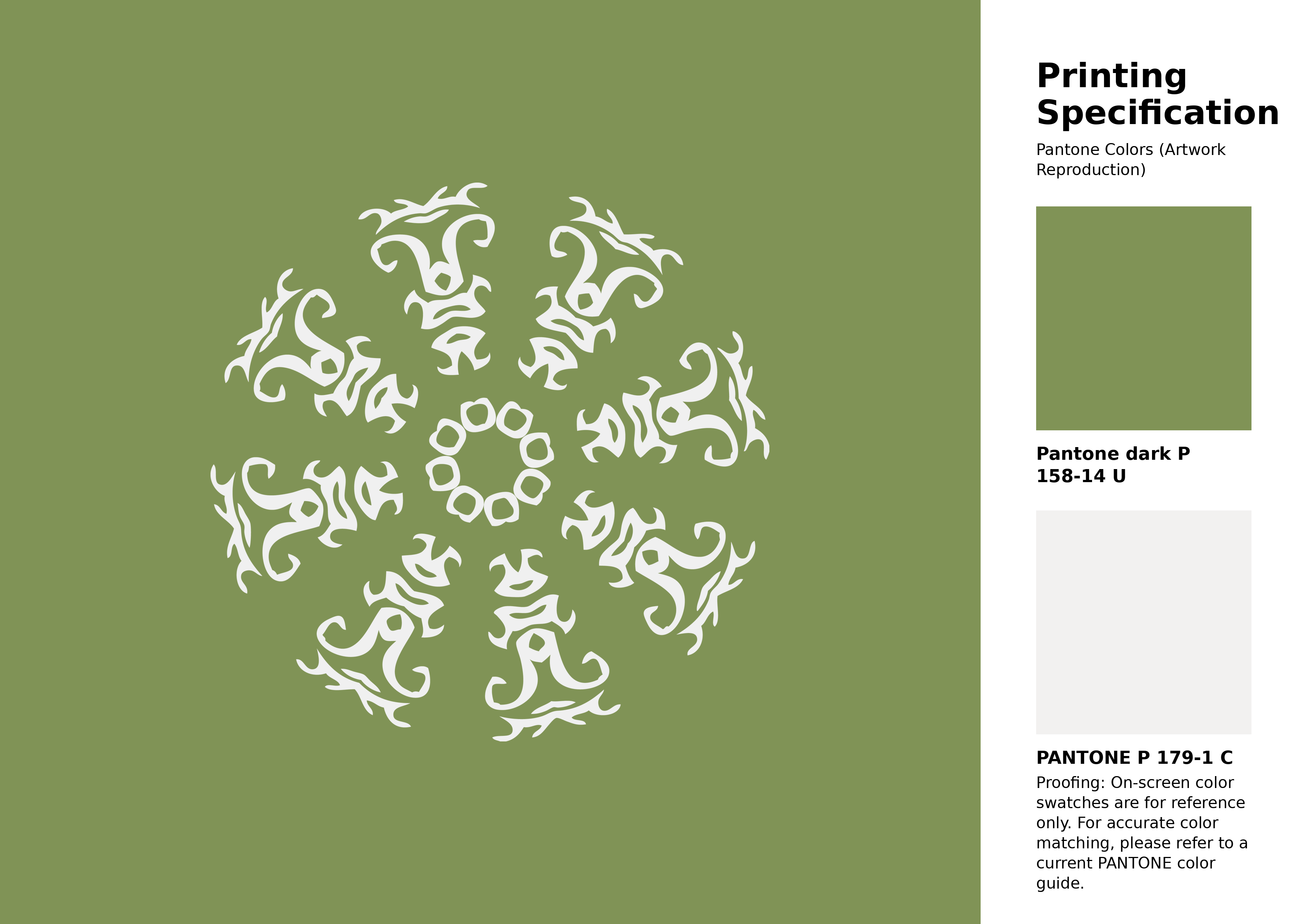 High-quality artwork and graphic illustration using Pantone P 158-14 U Color | Hex color Code #809356. A fantastic creative resource for designers and artists. #artwork #illustration #graphicart #809356