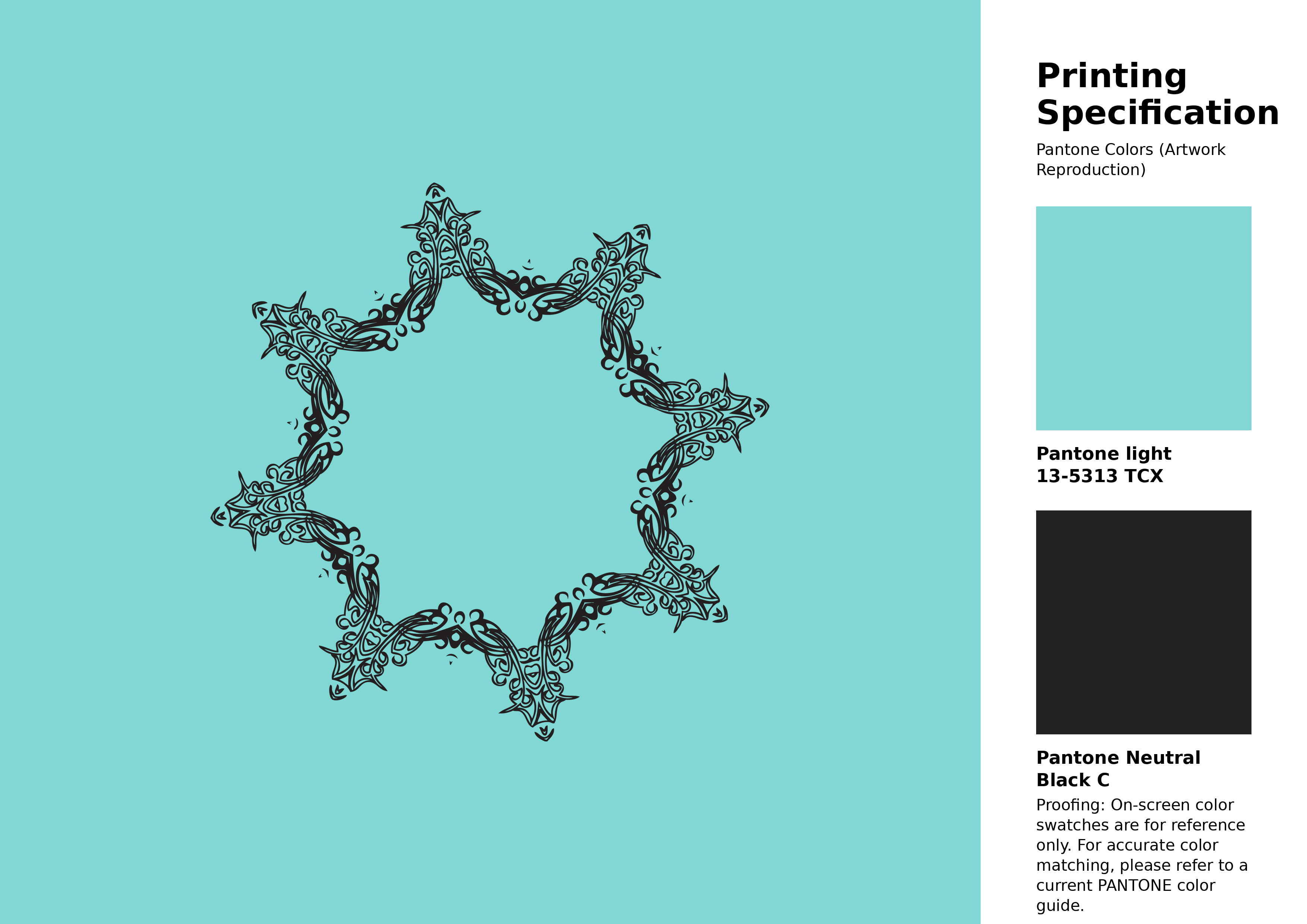 High-quality artwork and graphic illustration using Pantone 13-5313 Tcx Aruba Blue Color | Hex color Code #81d7d3. A fantastic creative resource for designers and artists. #artwork #illustration #graphicart #81d7d3
