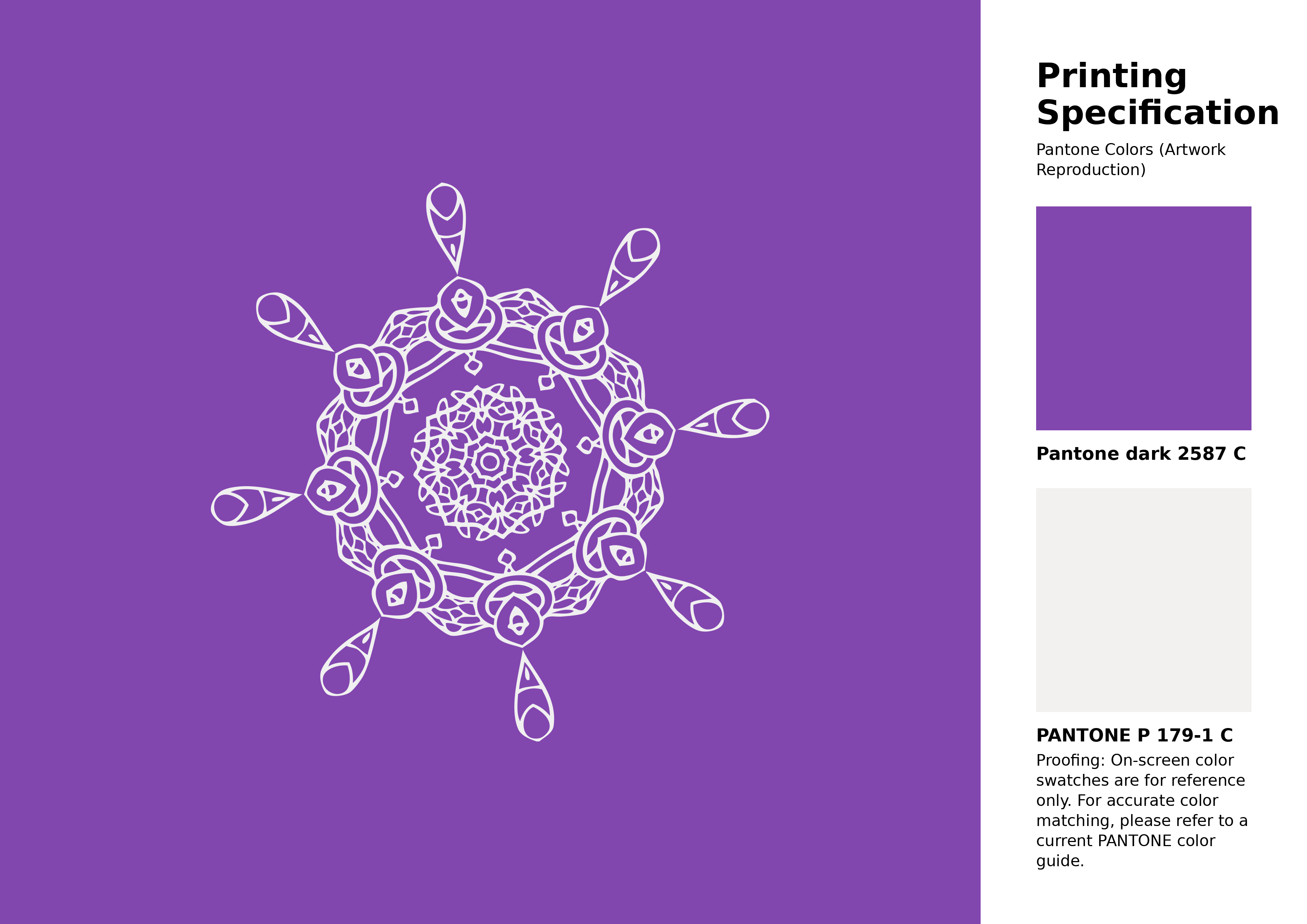 High-quality artwork and graphic illustration using Pantone 2587 C Color | Hex color Code #8246af. A fantastic creative resource for designers and artists. #artwork #illustration #graphicart #8246af