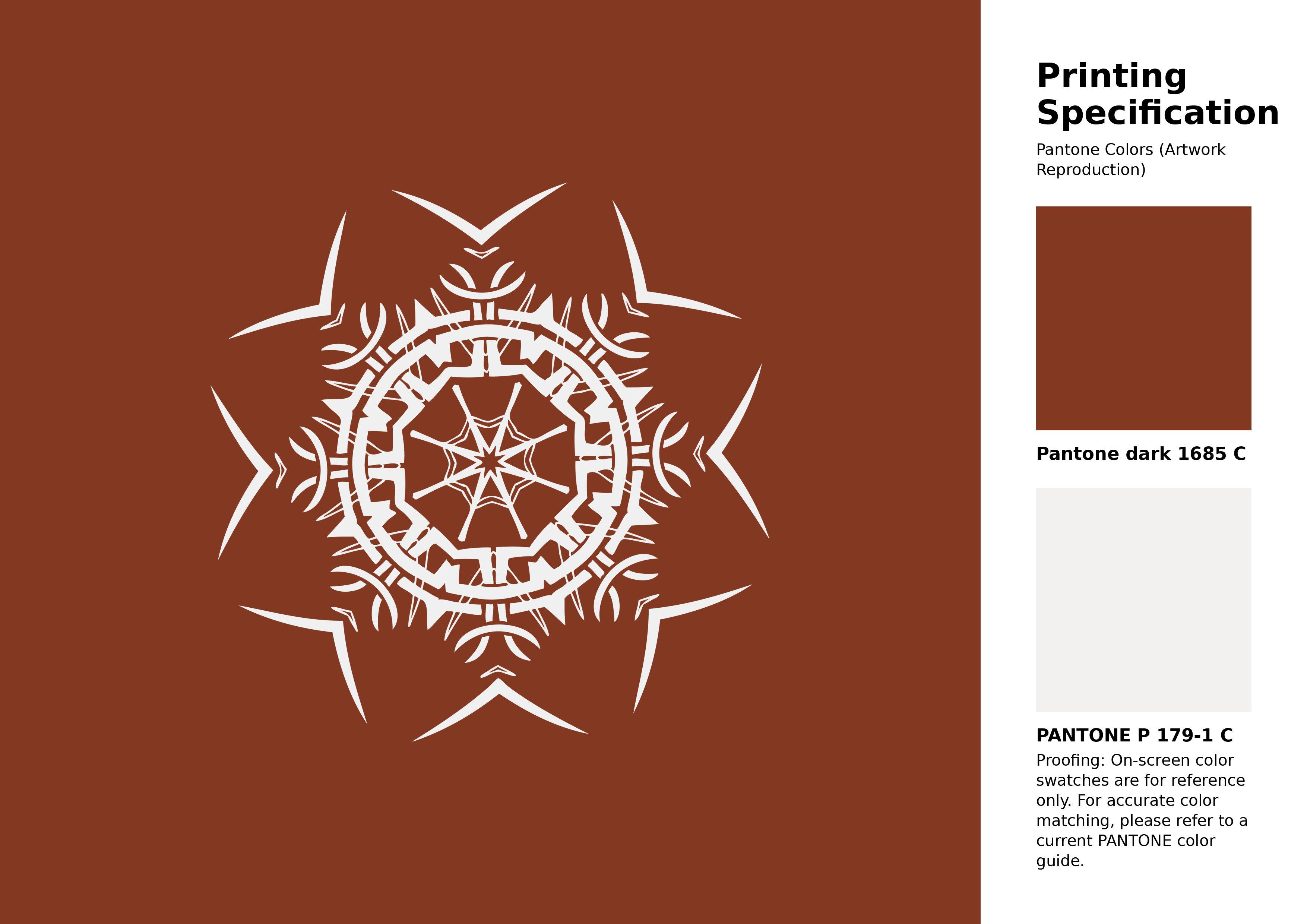 High-quality artwork and graphic illustration using Pantone 1685 C Color | Hex color Code #833921. A fantastic creative resource for designers and artists. #artwork #illustration #graphicart #833921