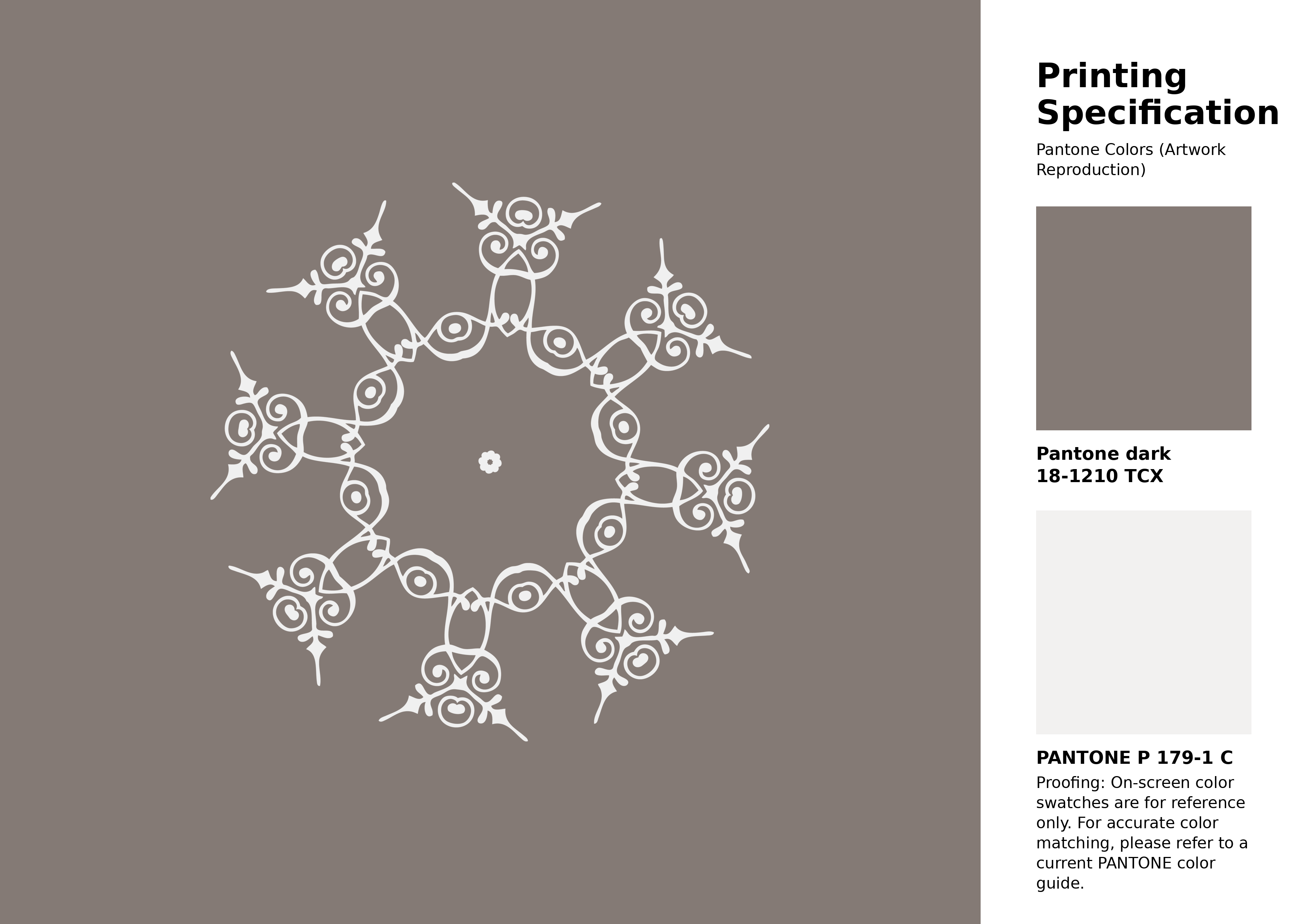 High-quality artwork and graphic illustration using Pantone 18-1210 Tcx Driftwood Color | Hex color Code #847a75. A fantastic creative resource for designers and artists. #artwork #illustration #graphicart #847a75
