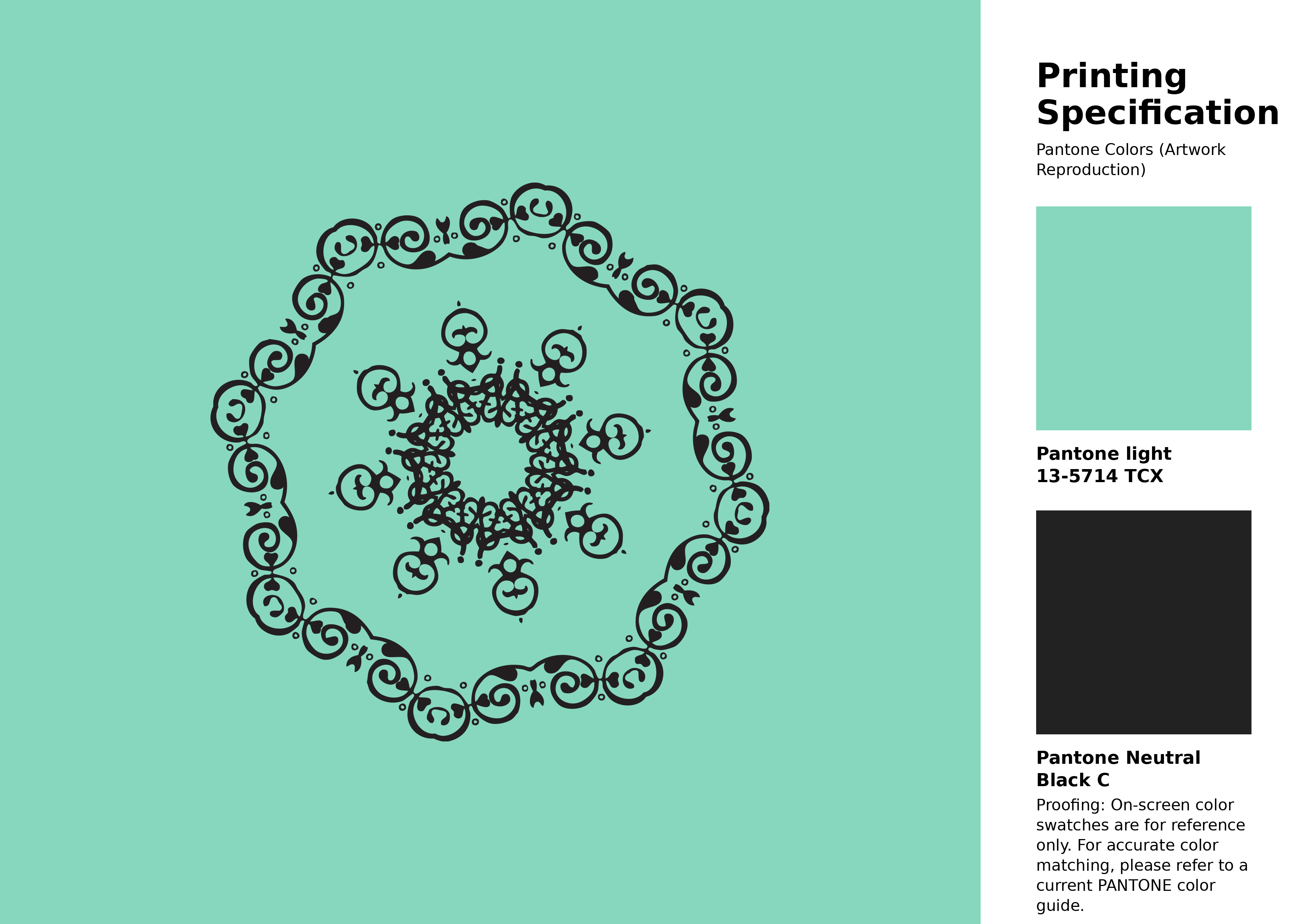 High-quality artwork and graphic illustration using Pantone 13-5714 Tcx Cabbage Color | Hex color Code #87d7be. A fantastic creative resource for designers and artists. #artwork #illustration #graphicart #87d7be