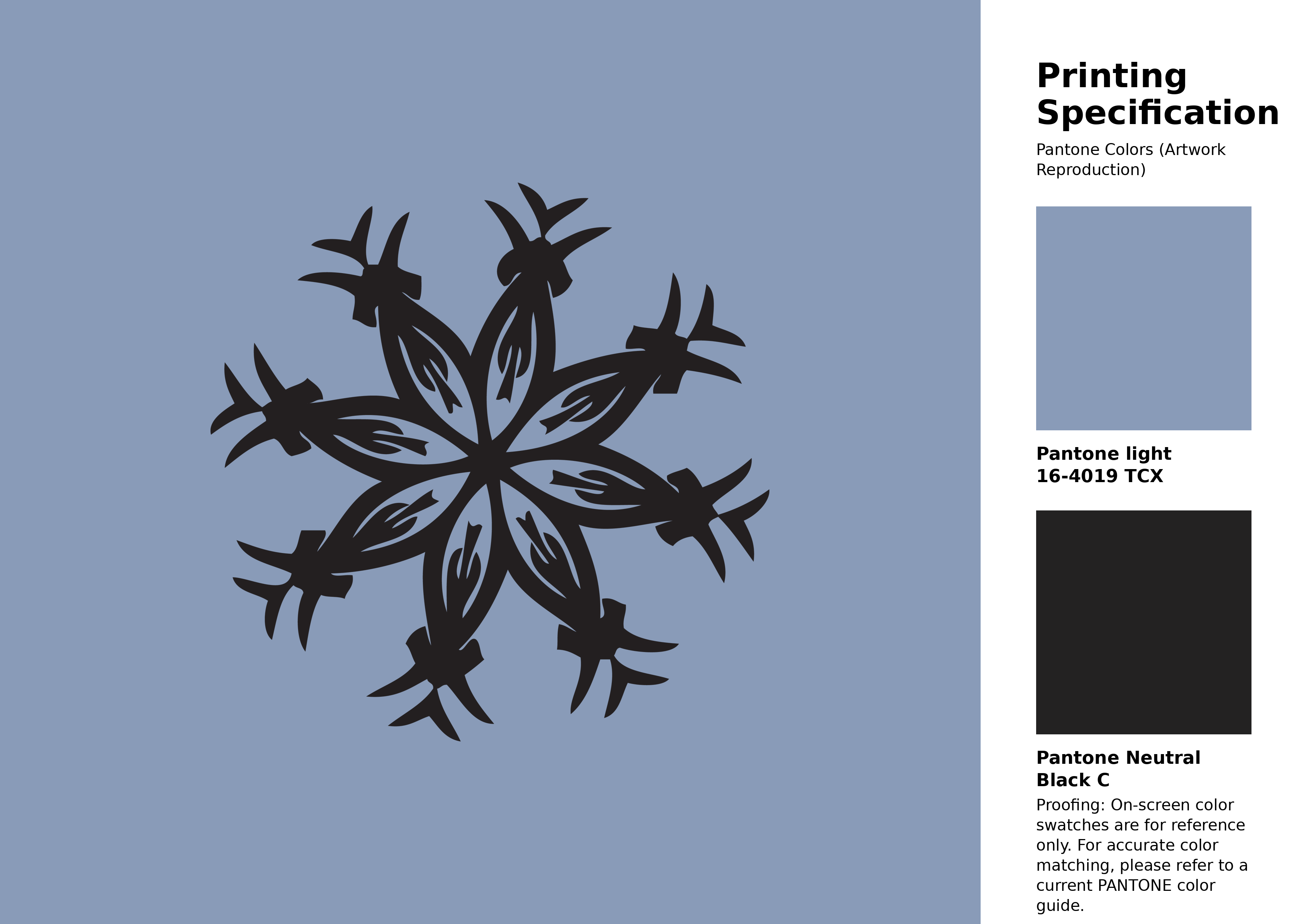 High-quality artwork and graphic illustration using Pantone 16-4019 Tcx Forever Blue Color | Hex color Code #899bb8. A fantastic creative resource for designers and artists. #artwork #illustration #graphicart #899bb8