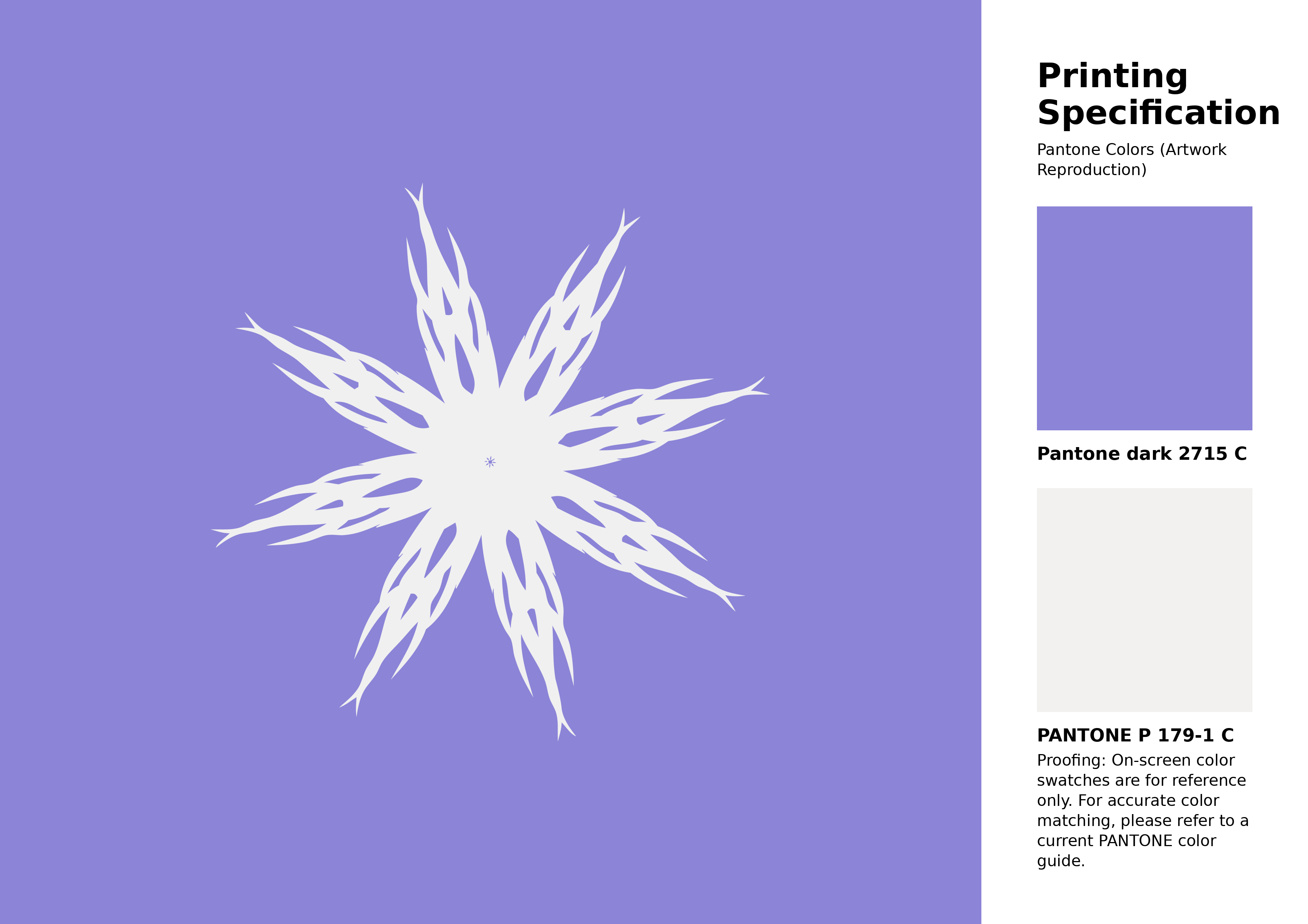 Hex Color #8b84d7 | Printing Match PANTONE 2715 C | Color